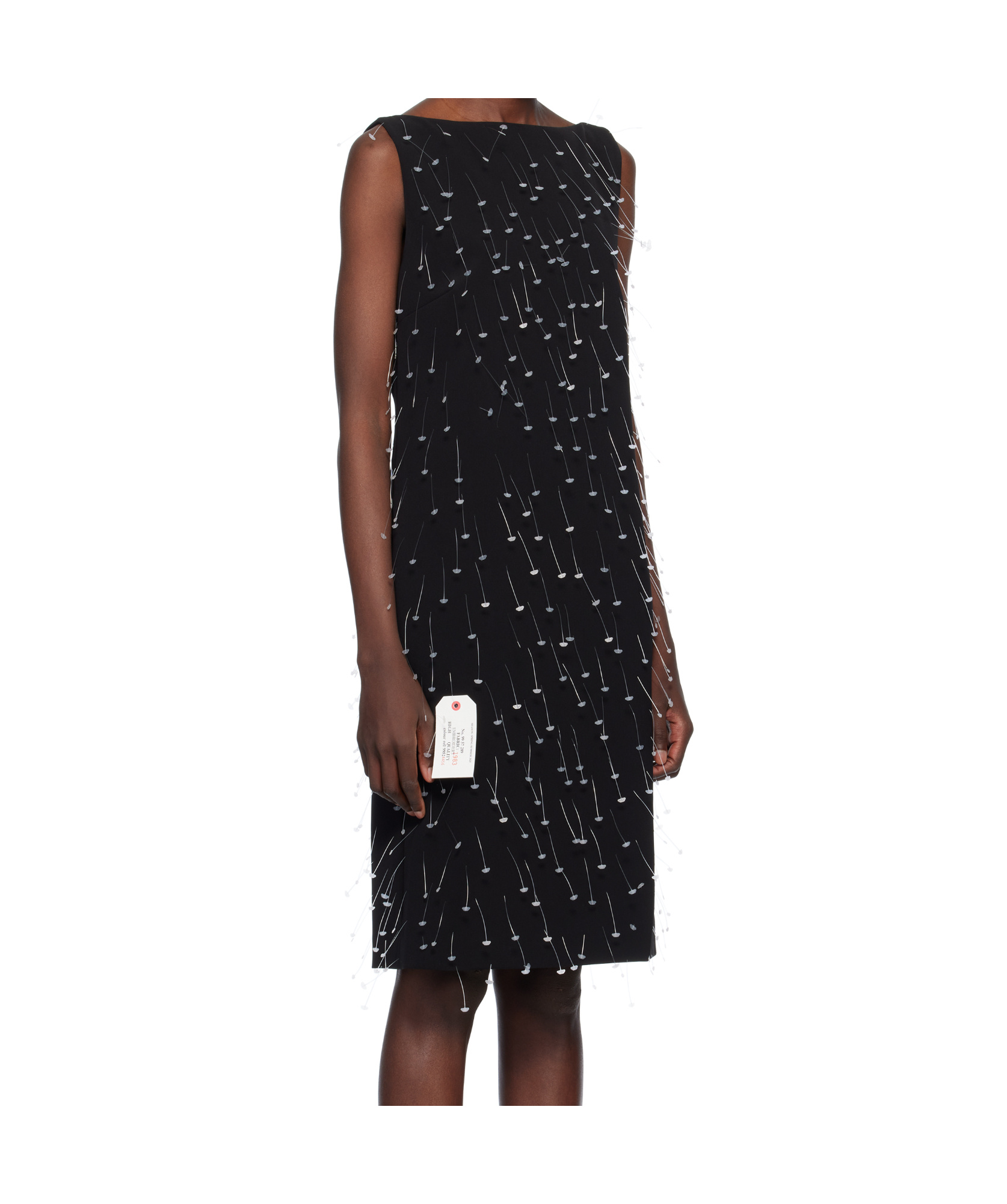 Moschino Sleeveless Dress In Black