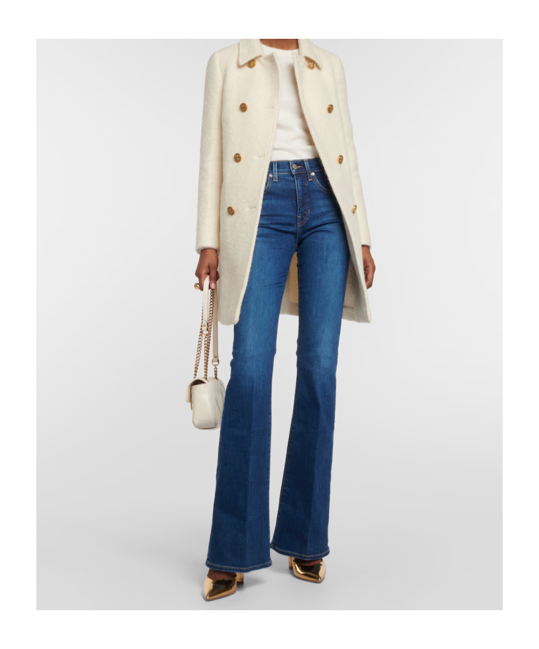 Veronica Beard Beverly High-rise Flared Jeans In Multi