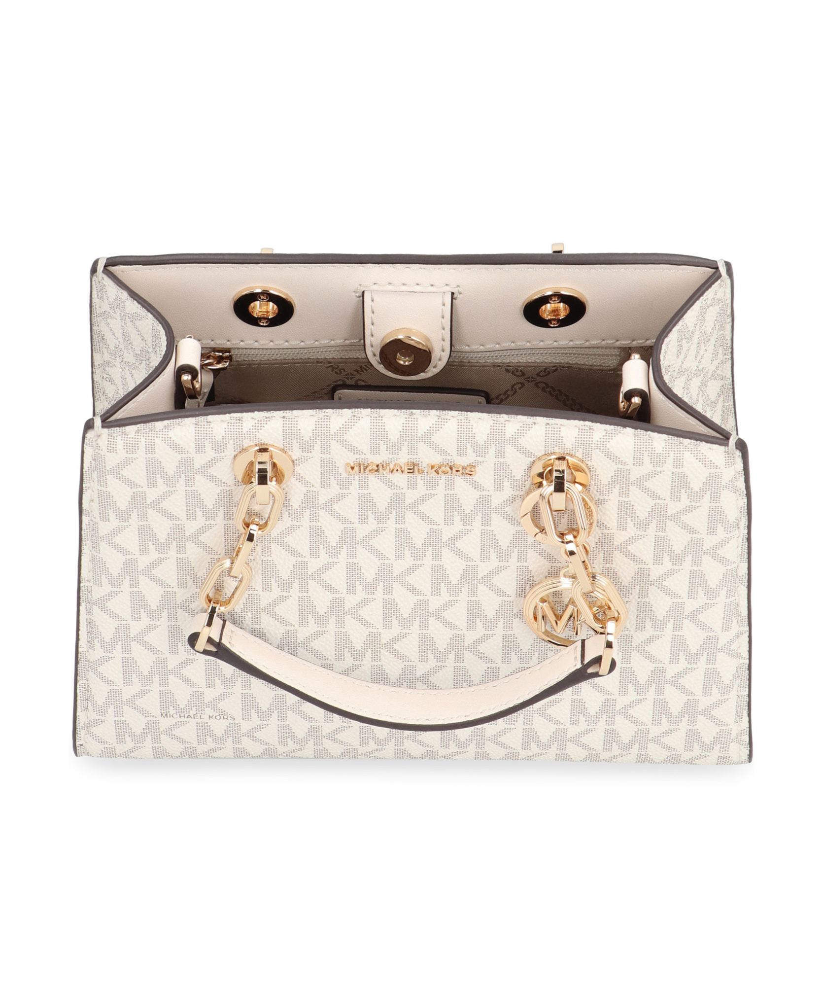 Michael Michael Kors Cynthia Small Presbyopia Shoulder Bag In White