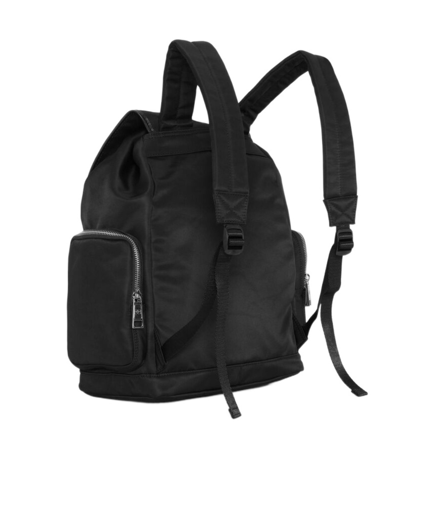 Ganni Bucky Nylon Backpack In Black