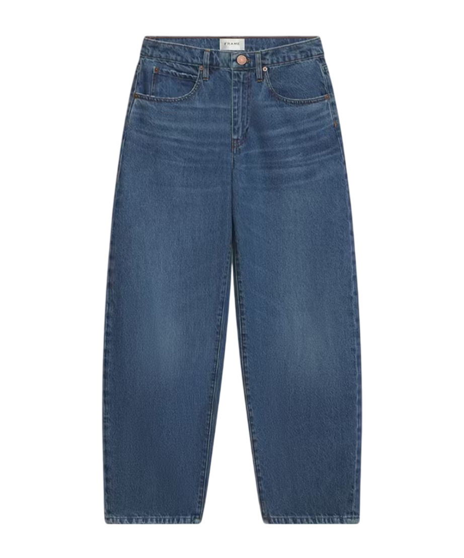 Frame Belt-loop Jeans In Blue