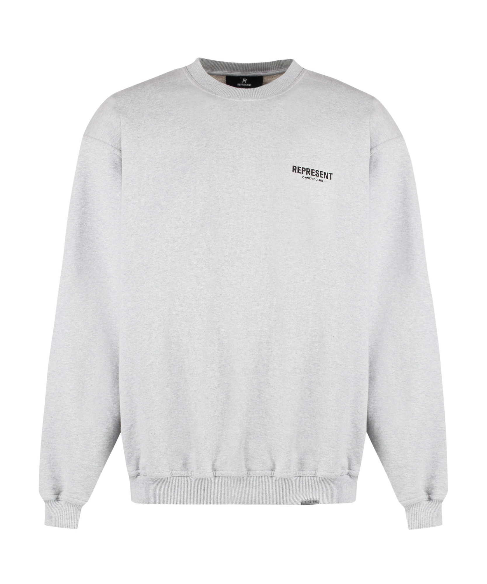 Represent Owners Club Oversize Cotton Sweatshirt In White