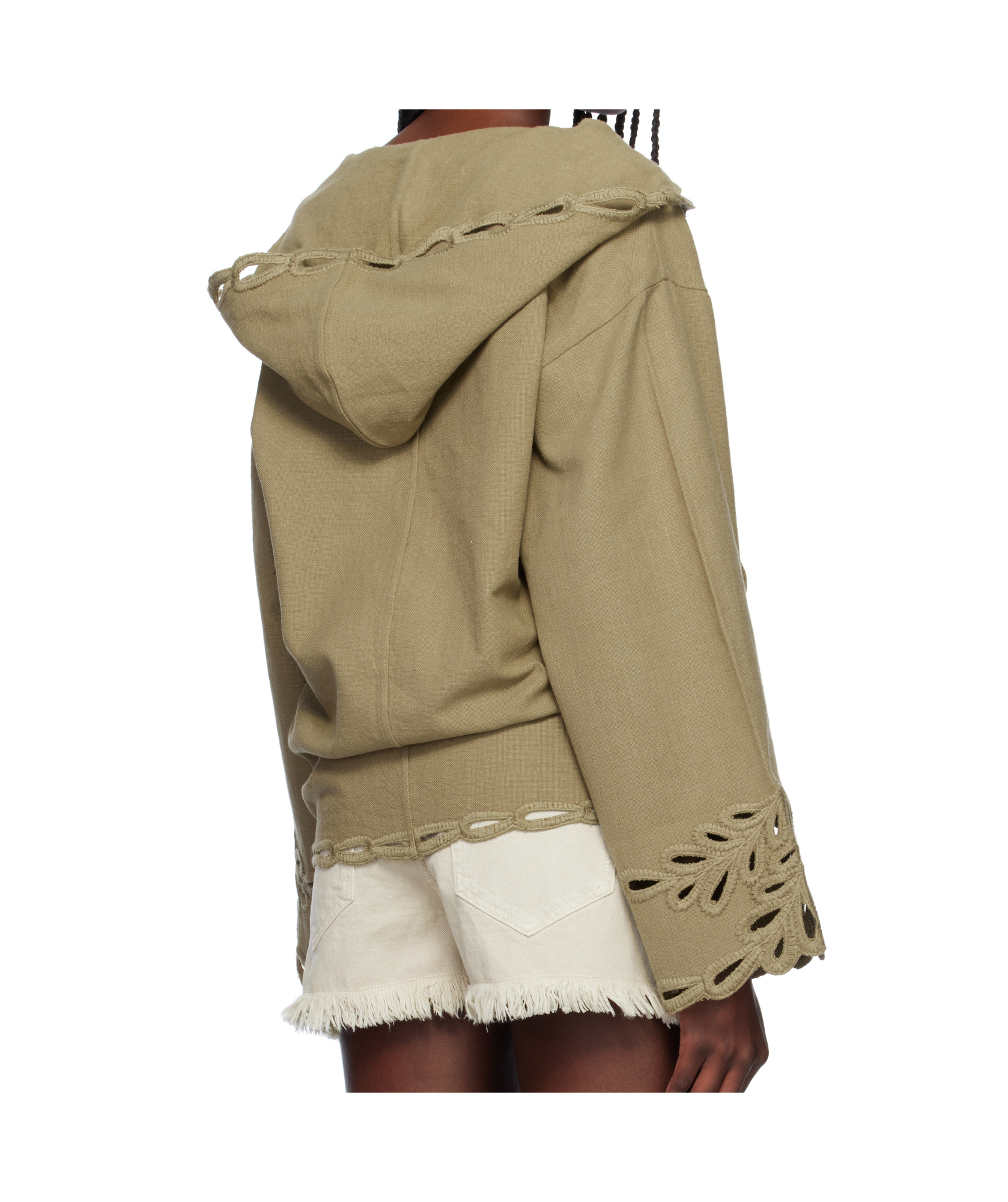 Shop Isabel Marant Étoile Solvi Shirt In Khaki
