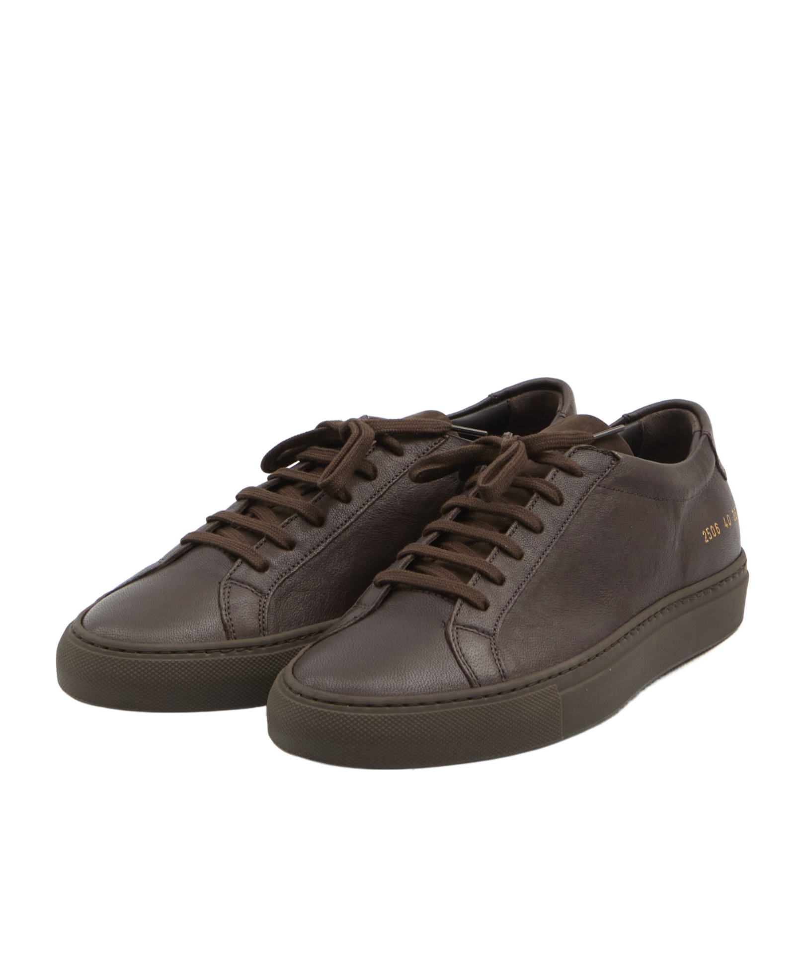 Common Projects Achilles Premium Sneakers In Brown