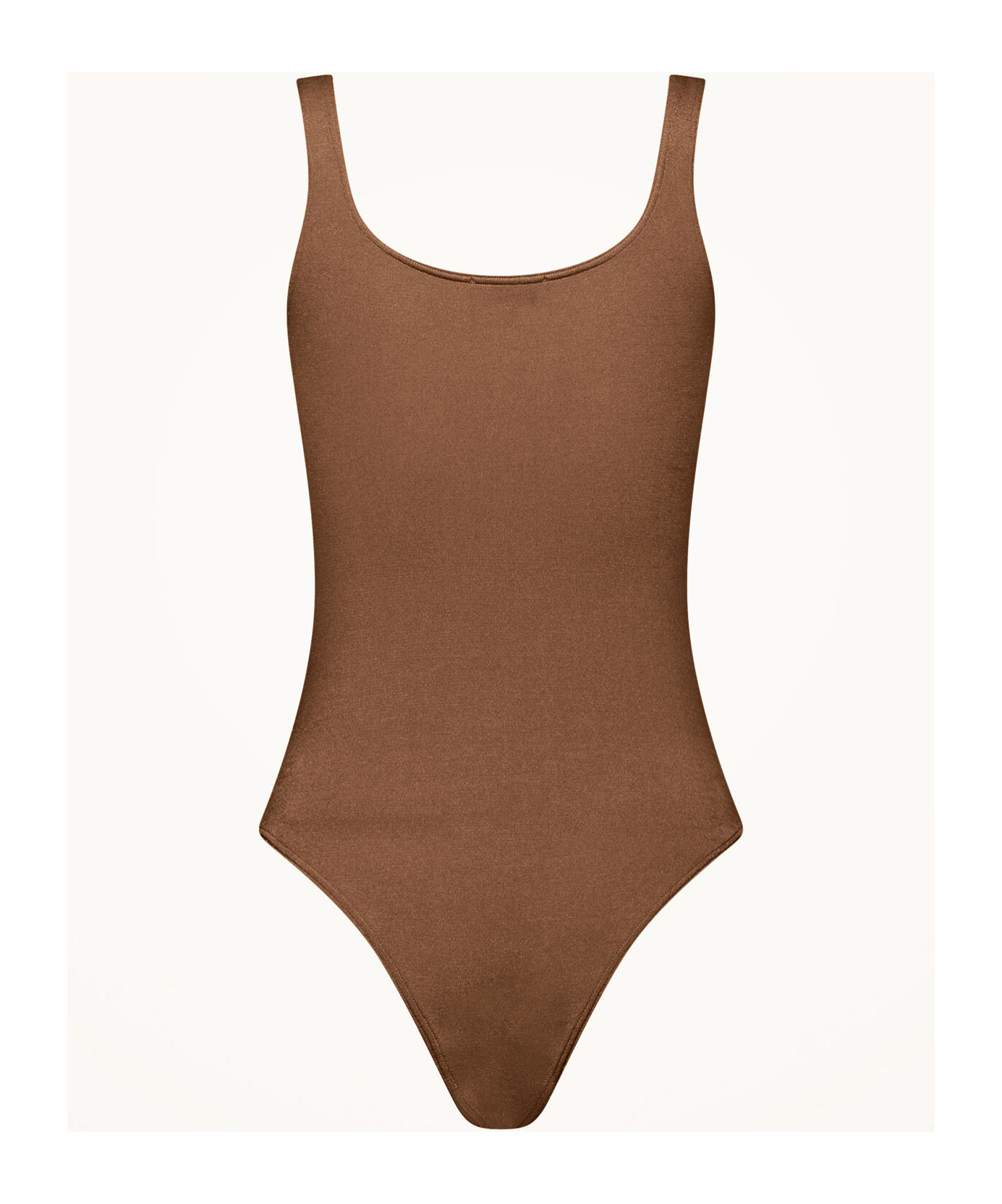 Wolford Sleeveless Jumpsuit In Brown