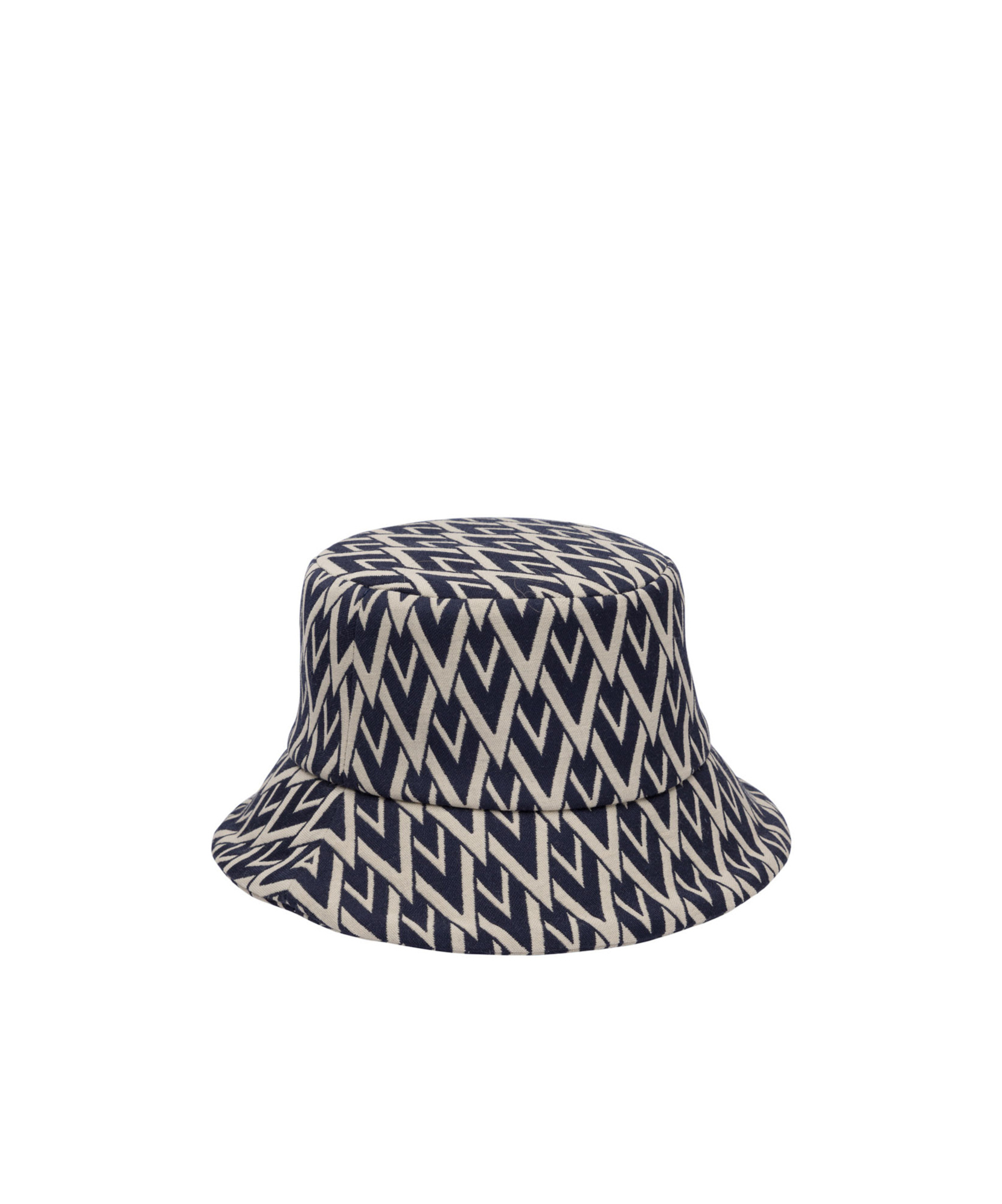 Valentino Toute La V Wool Fisherman Hat In Black