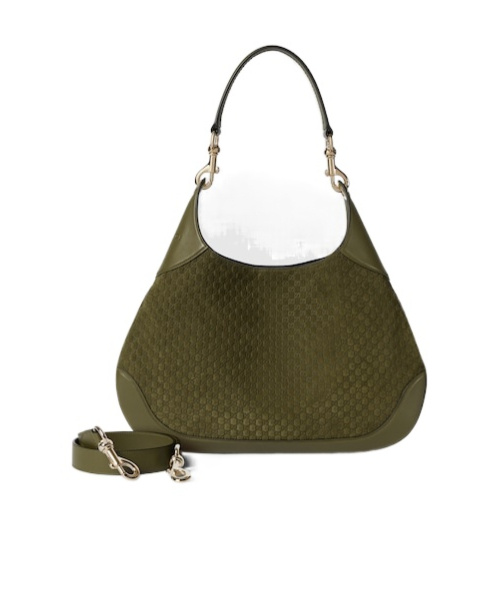 Gucci B Small Shoulder Bag In Green