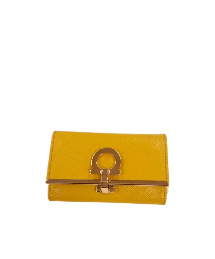 Ferragamo Rectangular Wallet In Blue