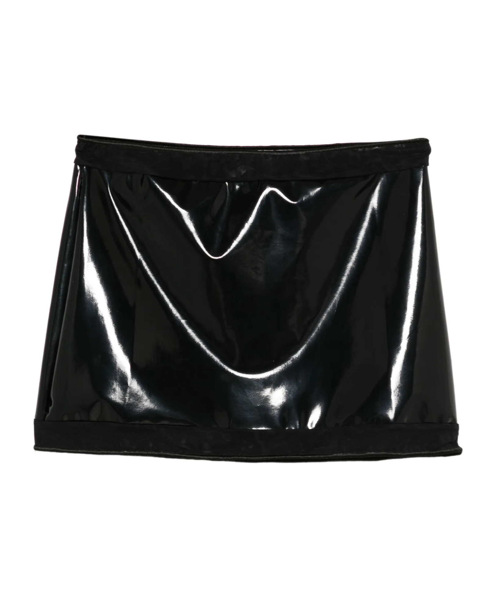 Oseree Black Mini Skirt