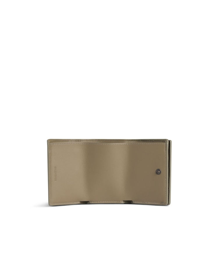 Balenciaga Le City Mini Wallet In Brown