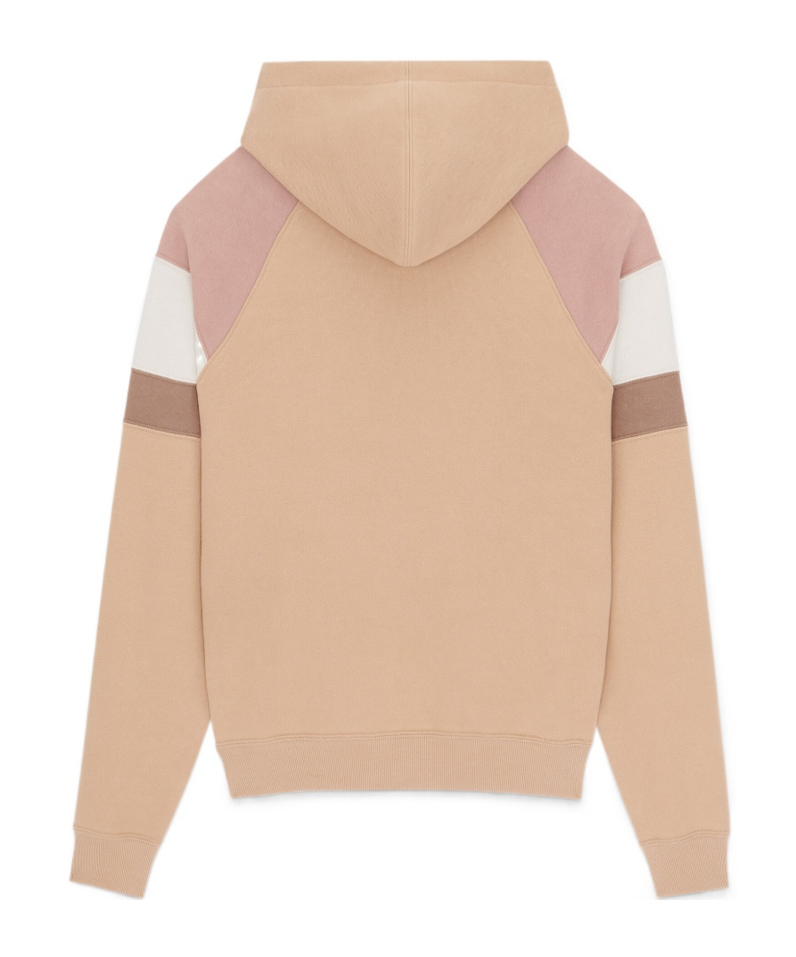 SAINT LAURENT SAINT LAURENT LOGO DETAILED DRAWSTRING HOODIE