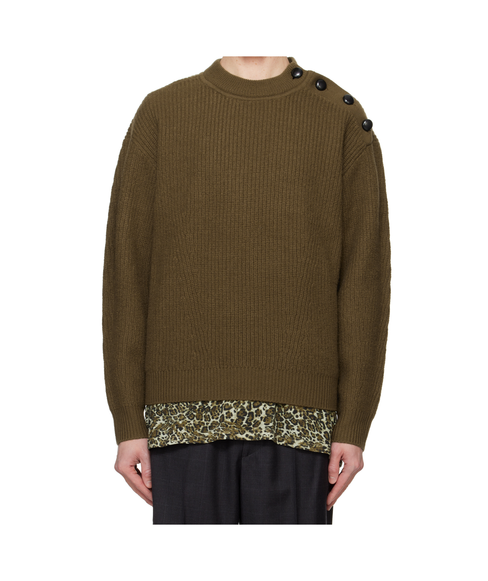Isabel Marant Khaki Rudel Sweater In Green