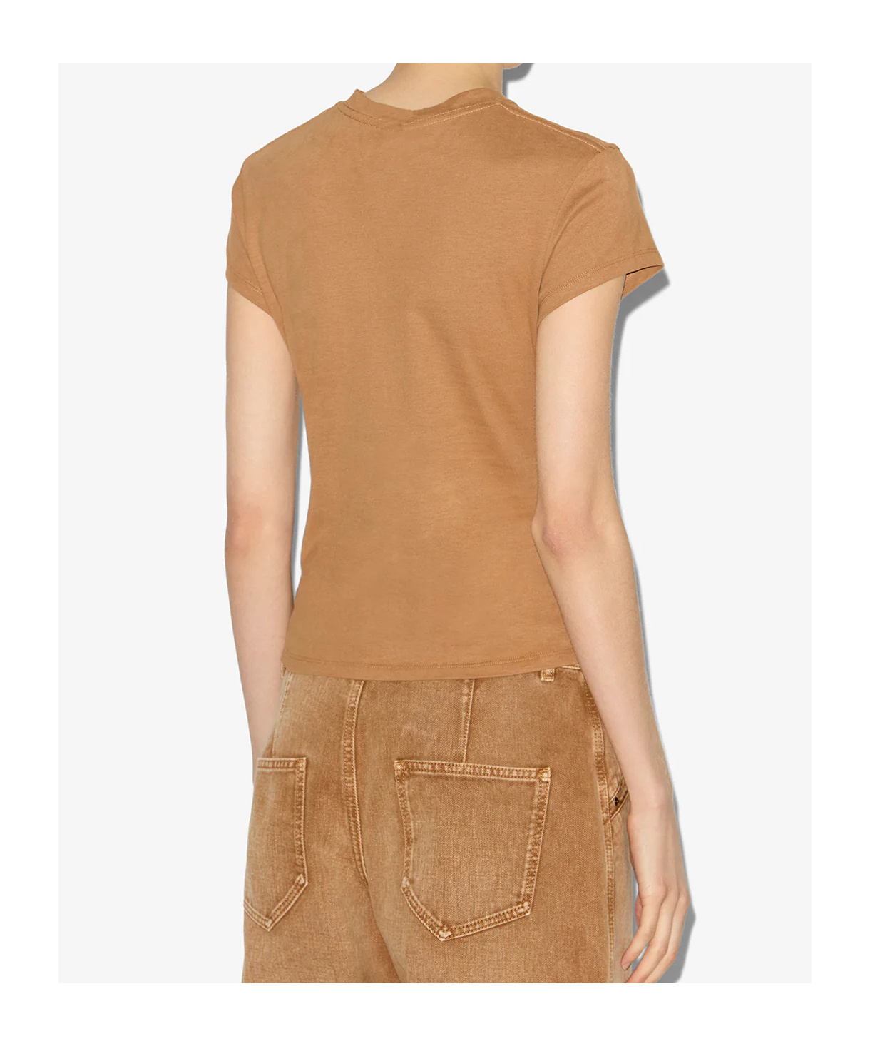 Isabel Marant Étoile Maelie T-shirt In Brown