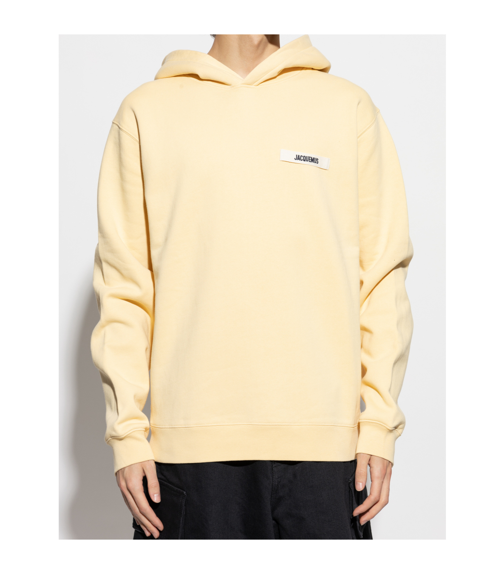 Jacquemus Gros-grain Hoodie In Nude
