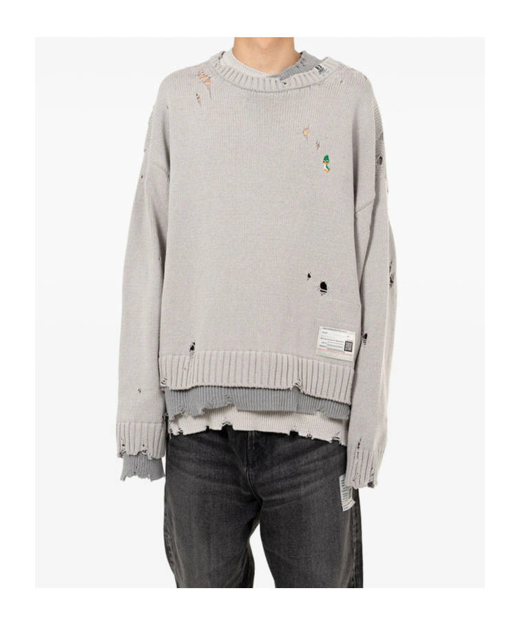 Miharayasuhiro Maison Mihara Yasuhiro Sweaters In Gray