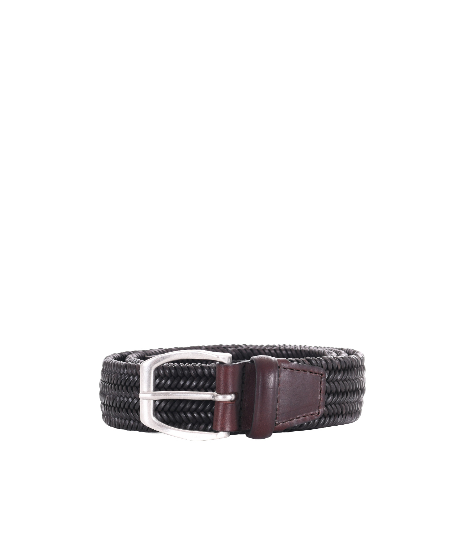 Orciani Braided Buckled Belt In Multi