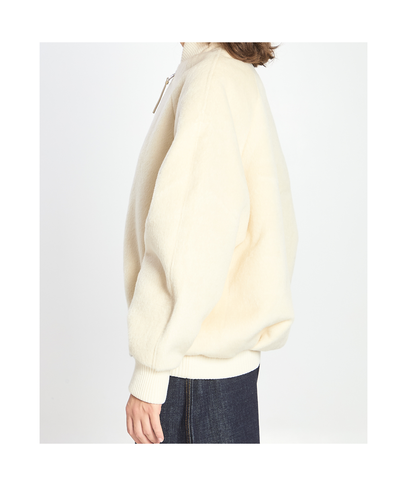 Jacquemus Long-sleeved Casual Jacket In White