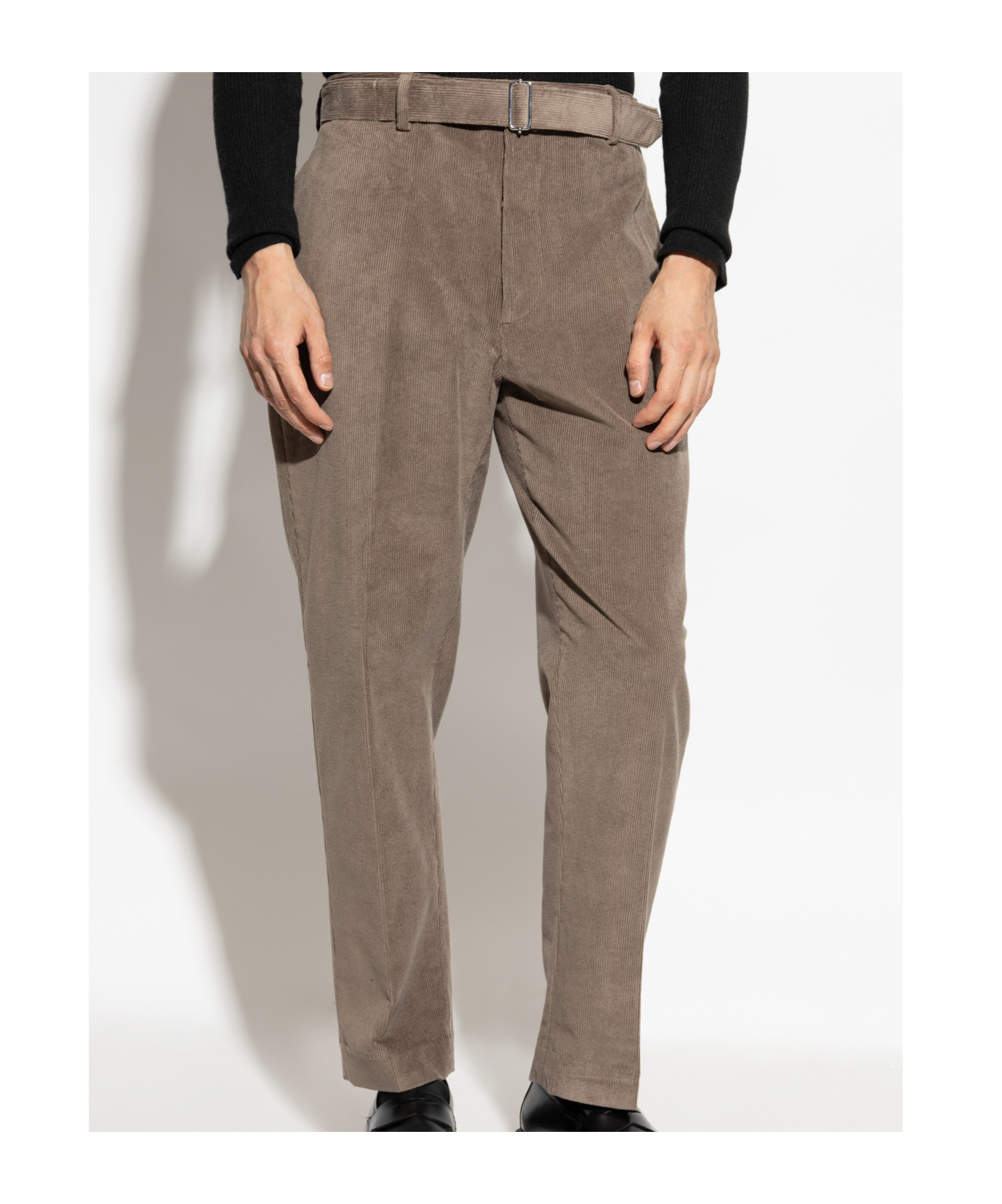 Officine Generale Corduroy Trousers In Brown