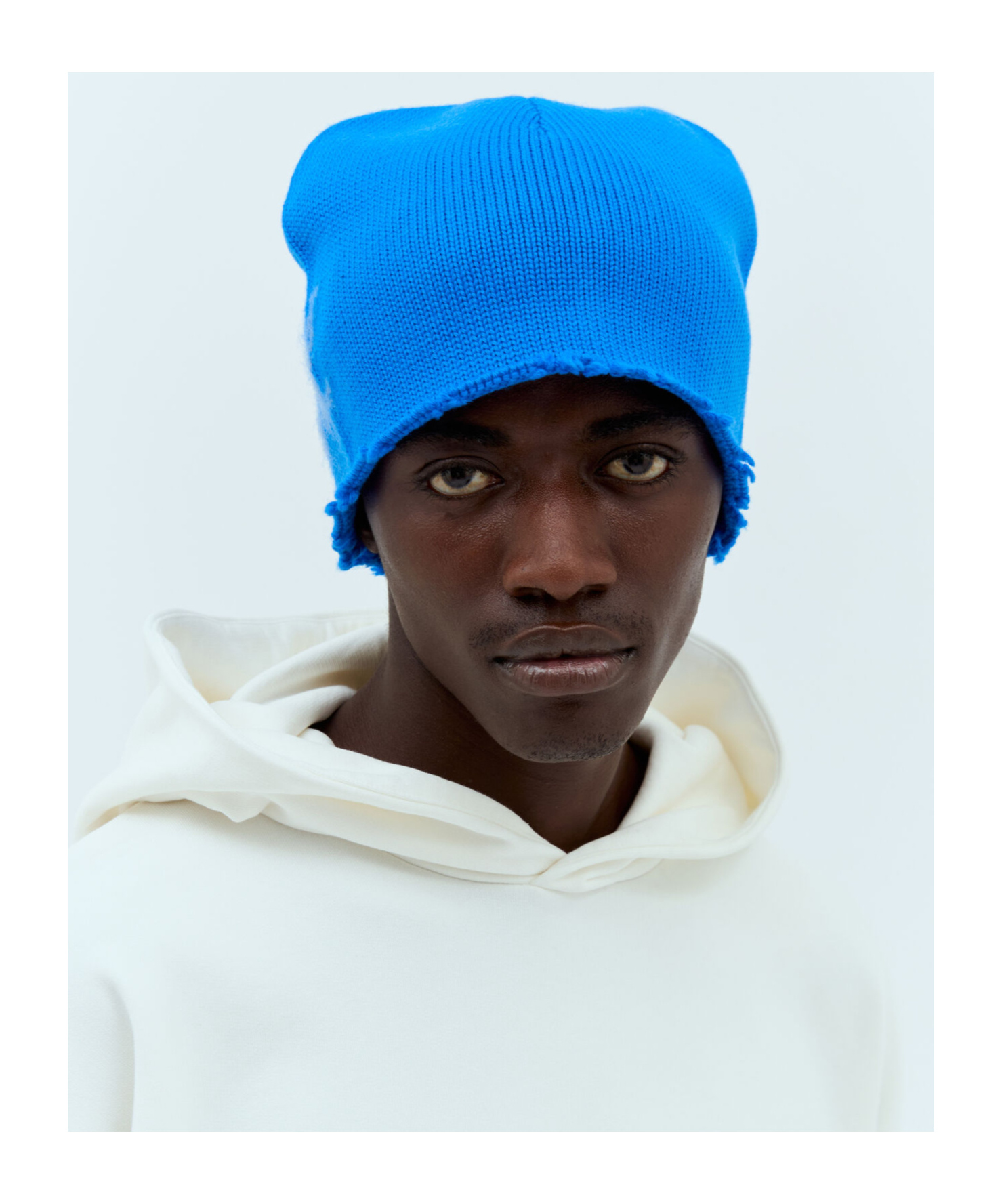 Marni Wool Beanie Hat In White