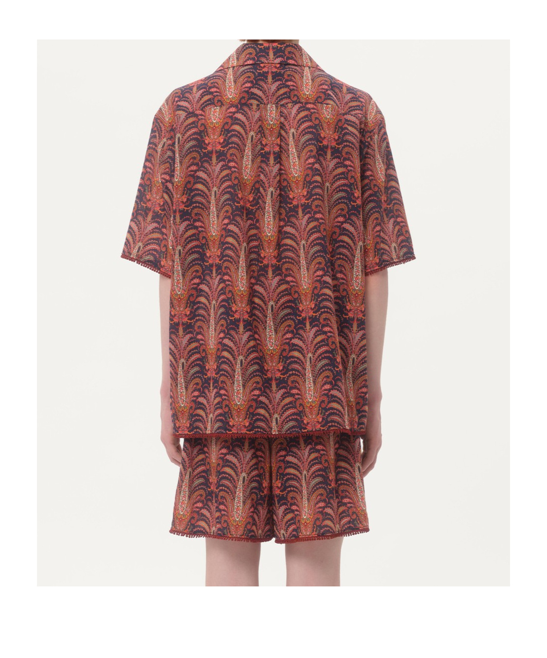 Valentino Garavani Bowling Voyage Imaginaire Shirt In Brown