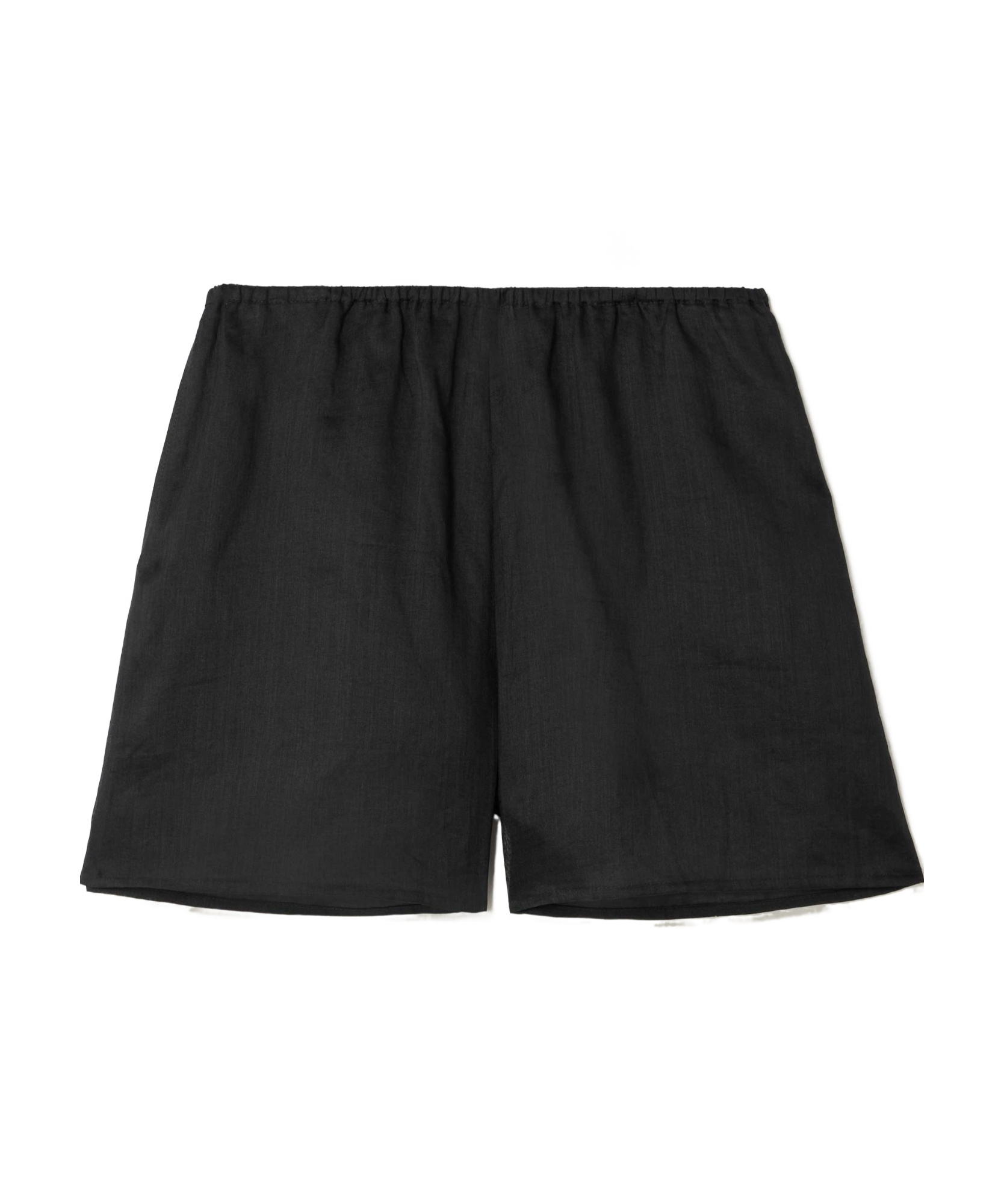 Totême Elastic Waist Shorts In Black