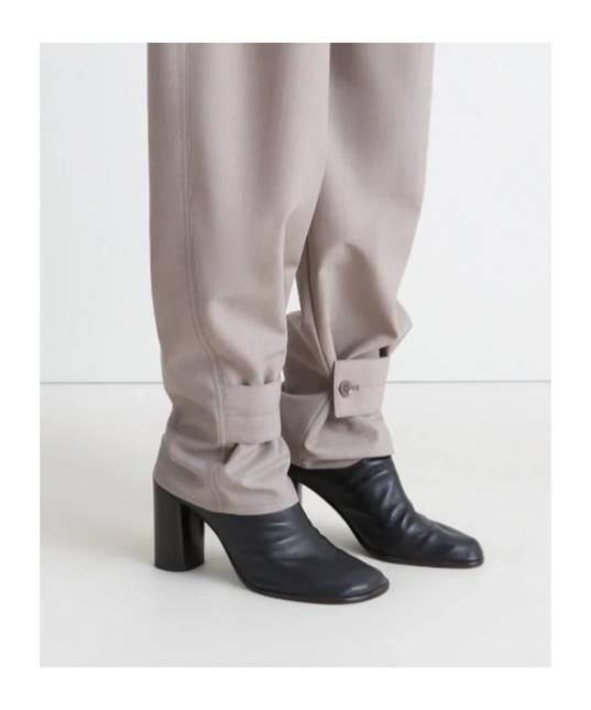 Lemaire 80mm Anatomic Zip-detail Block-heel Boots In Brown