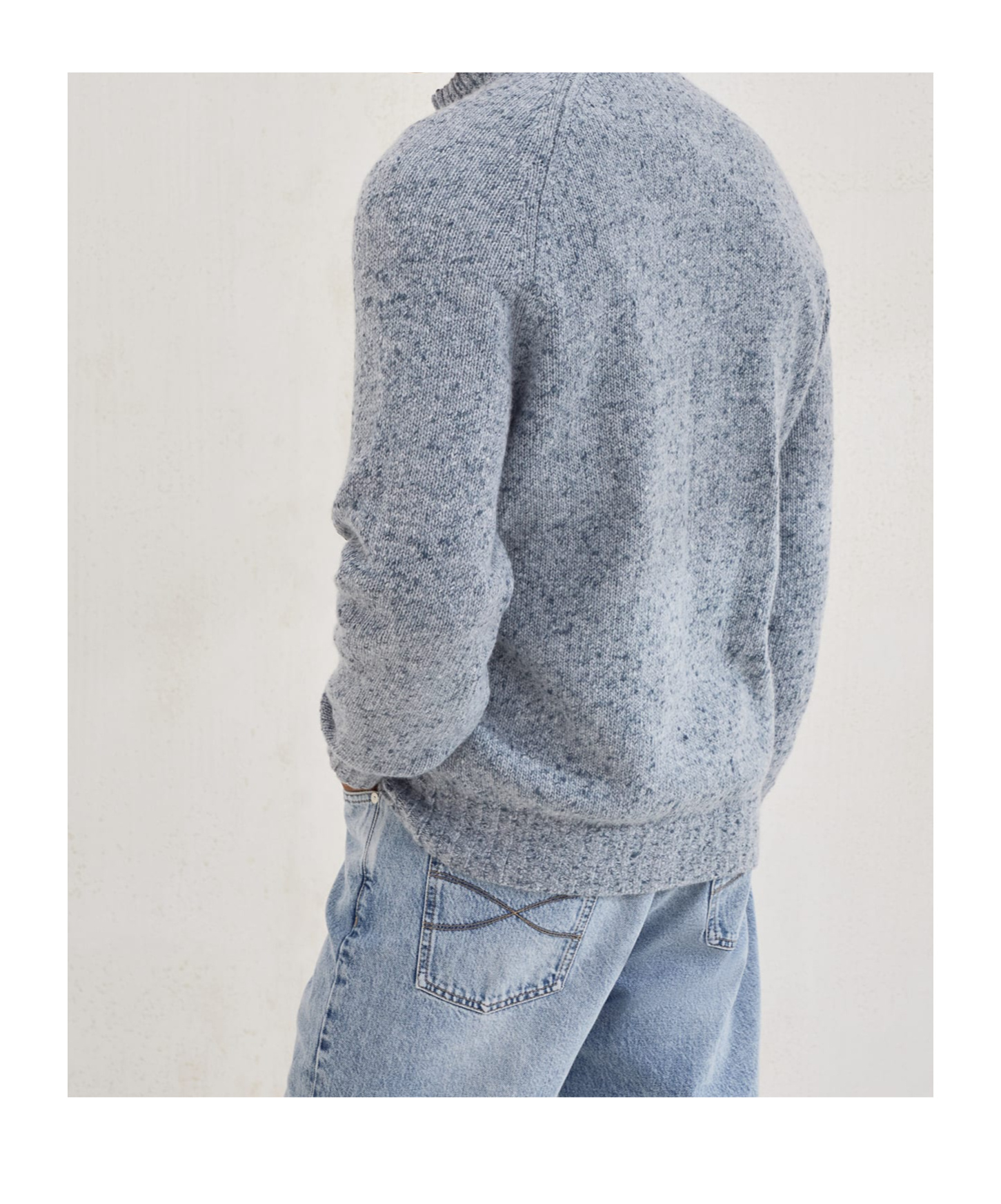 Brunello Cucinelli Cashmere Stand-up Collar Cardigan With Textured Knit In Gray