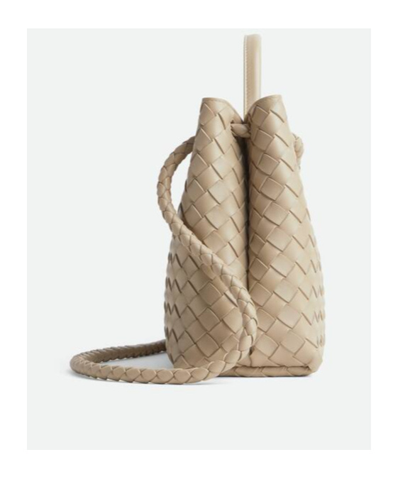 Bottega Veneta Drawstring Shoulder Bag In Nude
