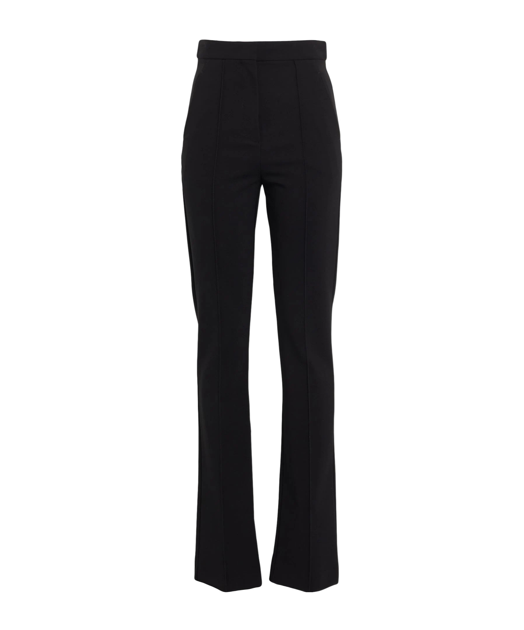 Max Mara Slim-fit Flared Pants In Black