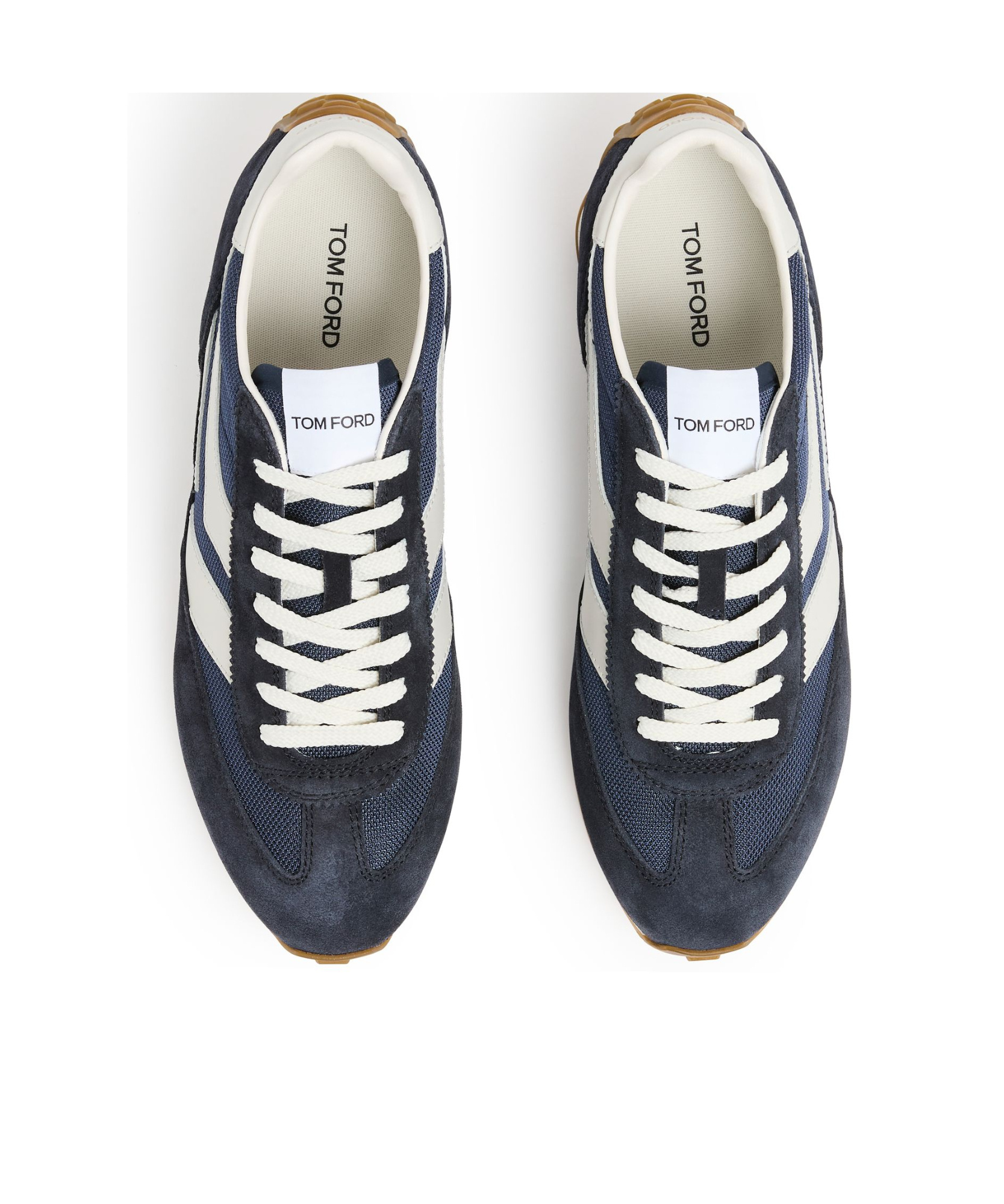 Shop Tom Ford Lace-up Sneakers In Black