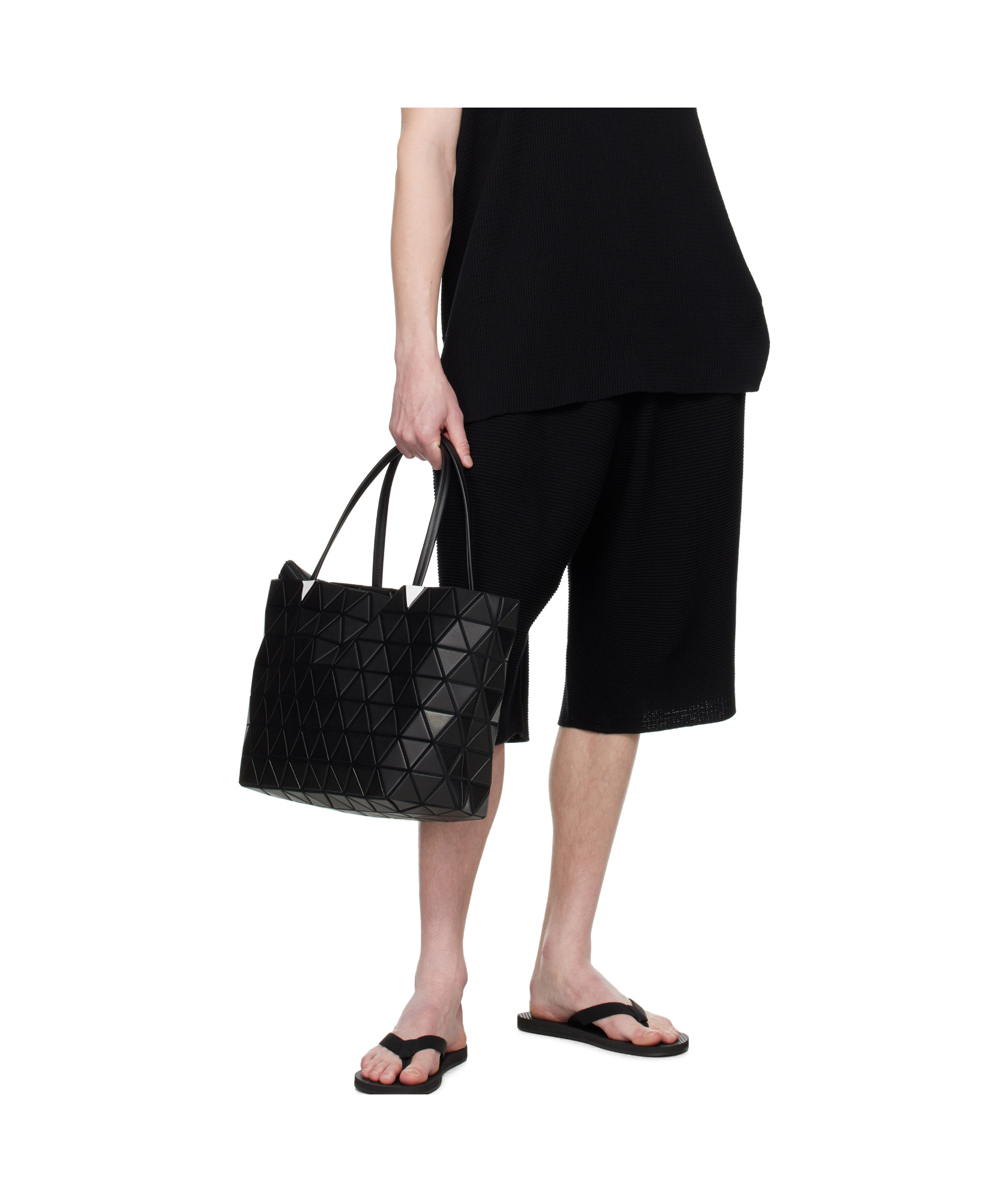 Bao Bao Issey Miyake Bateau Matte In Matte Black Is A Large Tote