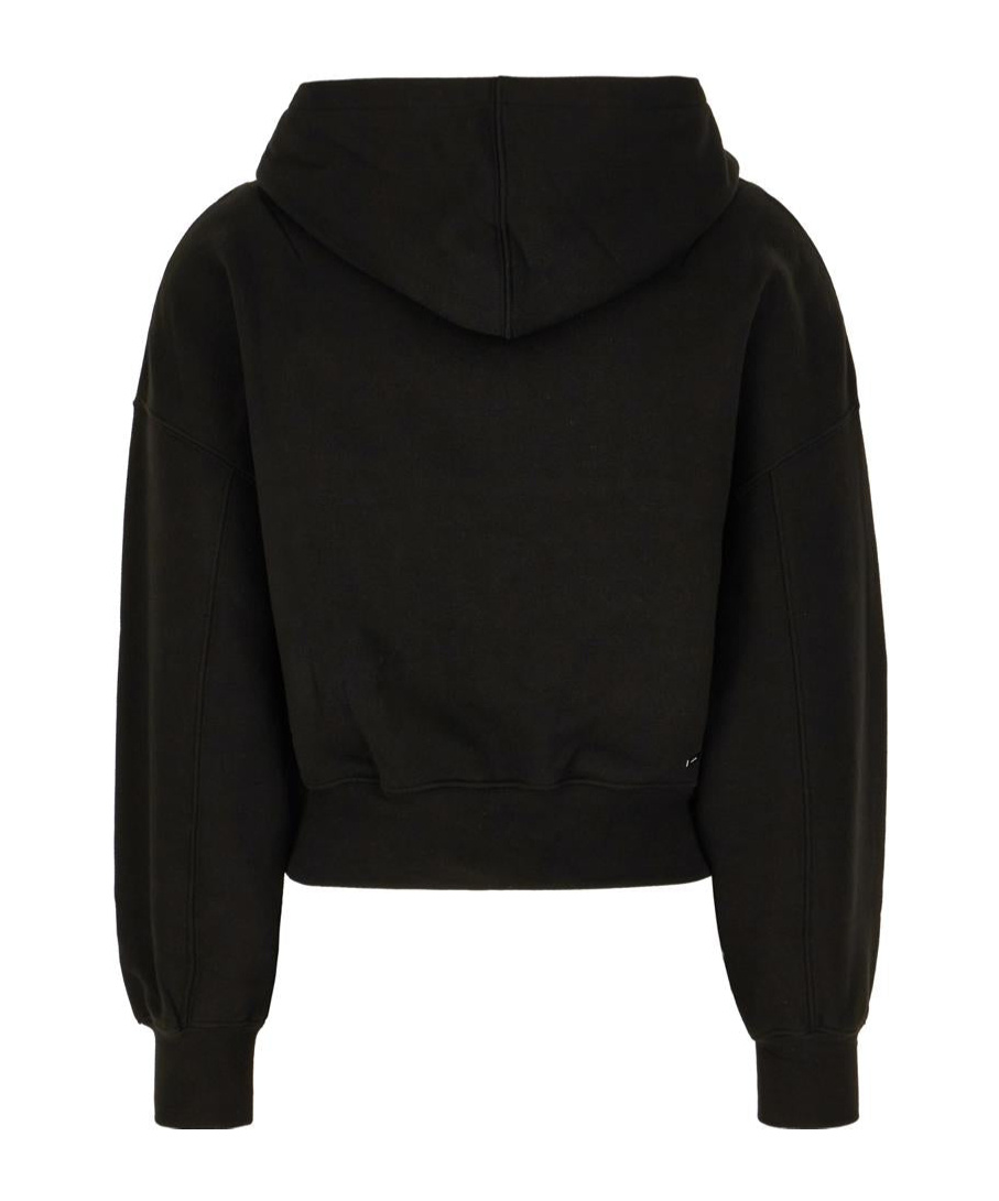 Amiri Black Cotton Oversize Sweatshirt In Black