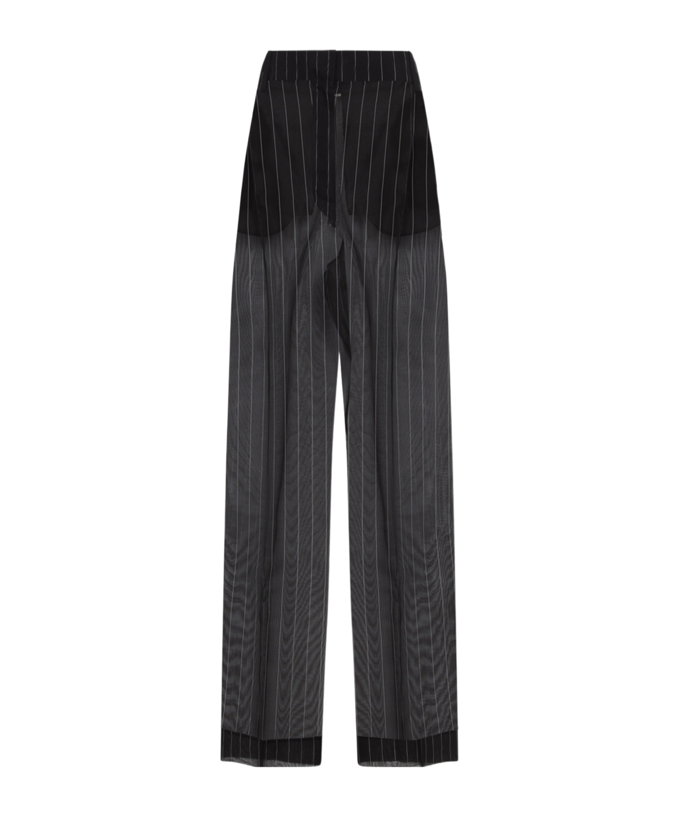 Khaite Trasnlucent Trousers In Black