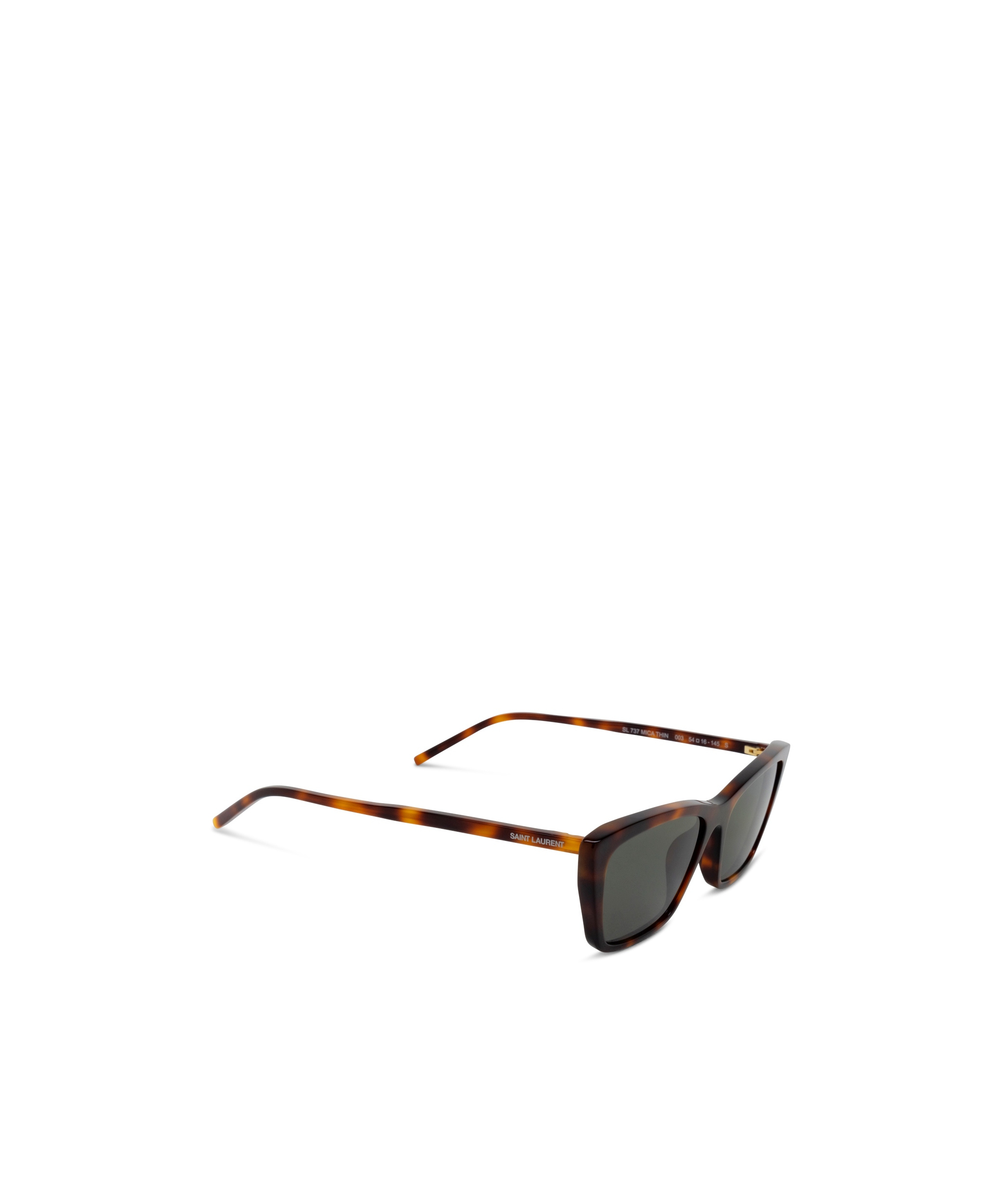 Saint Laurent Logo Sunglasses In Black