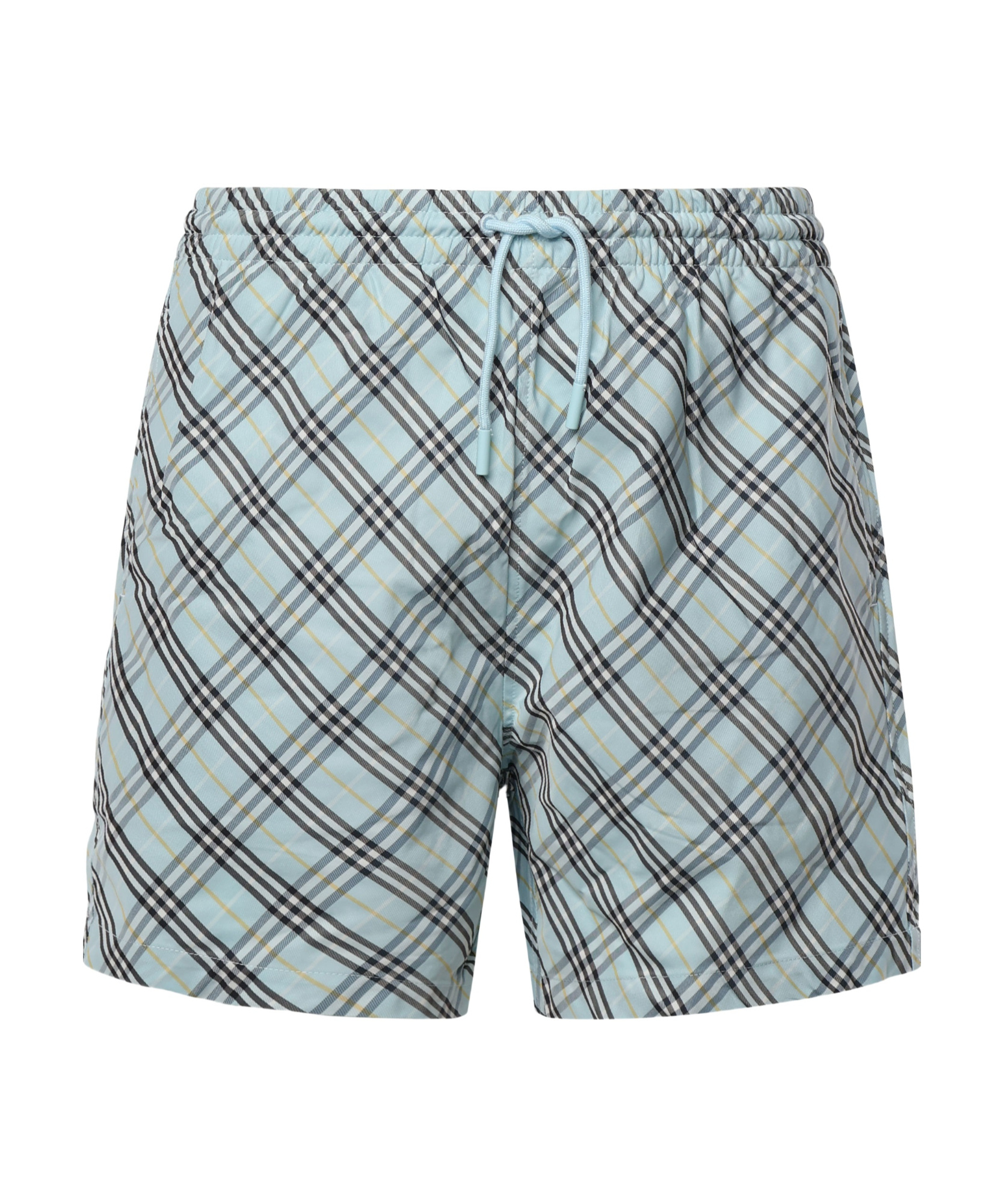 BURBERRY BURBERRY CHECK PRINTED DRAWSTRING SWIM SHORTS