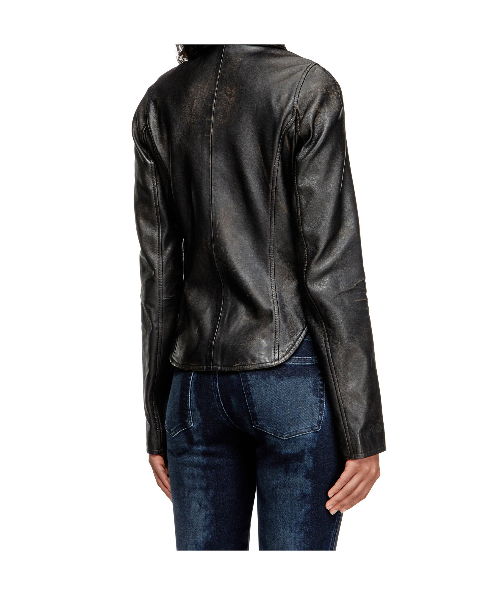 Diesel Collared Fitted Jacket Front Pockets