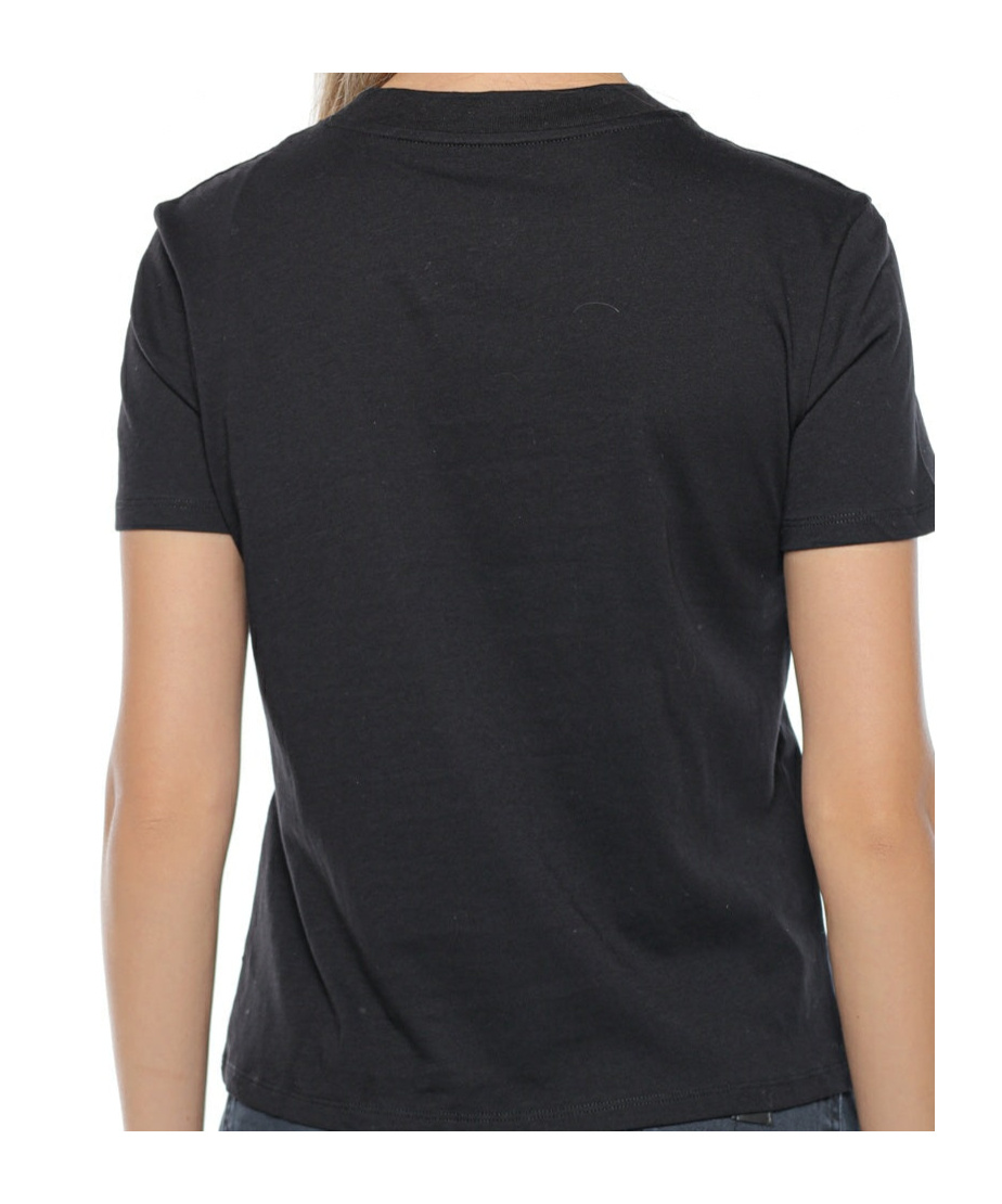 Armani Exchange Item O-neck Short-sleeved T-shirt In Black