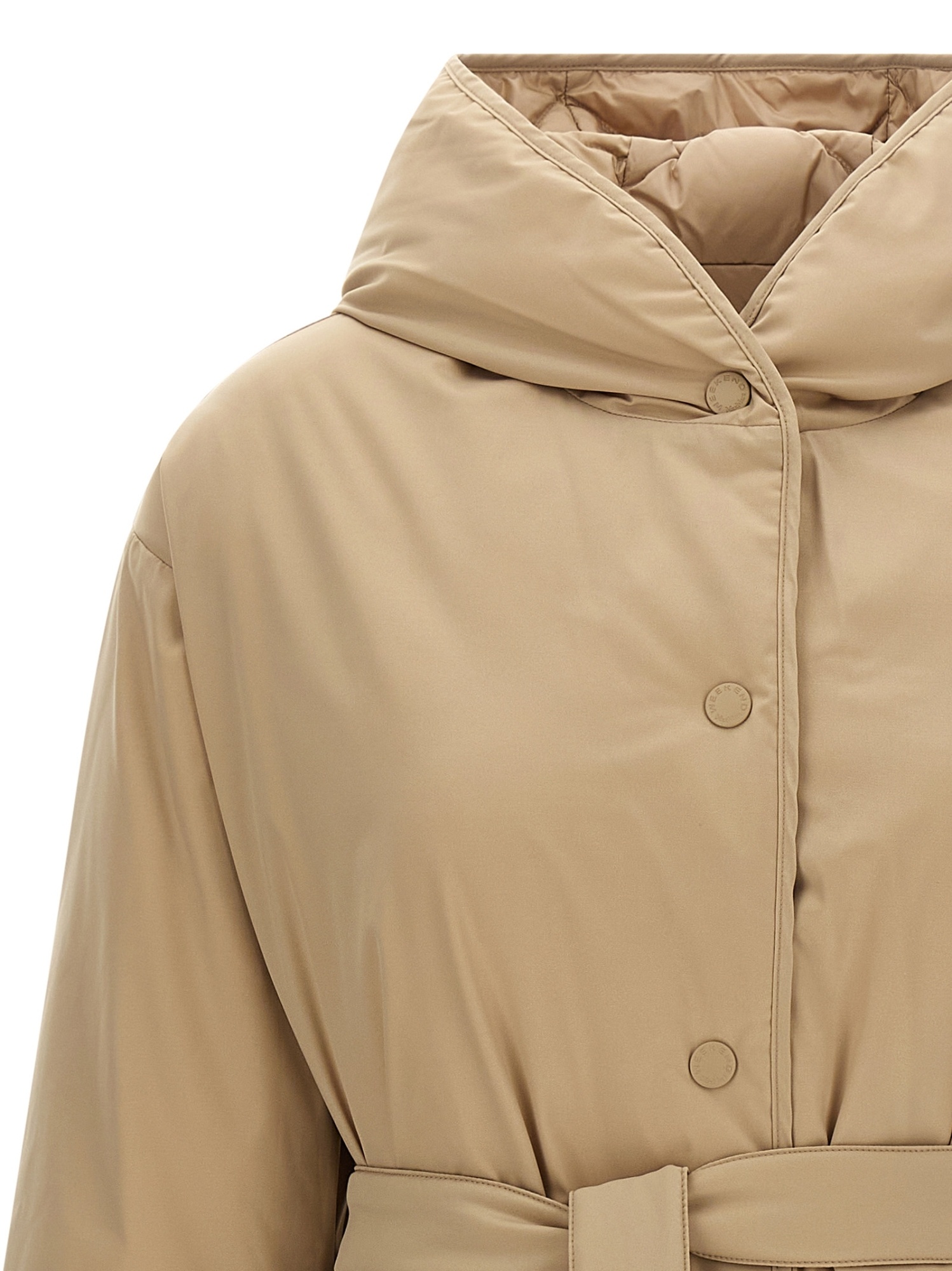 Weekend Max Mara Banfy Reversible Down Jacket In Neutral
