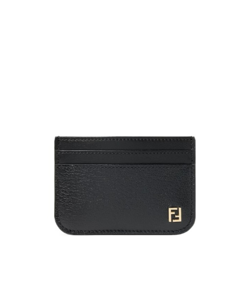 Fendi Ff Card Case In Black
