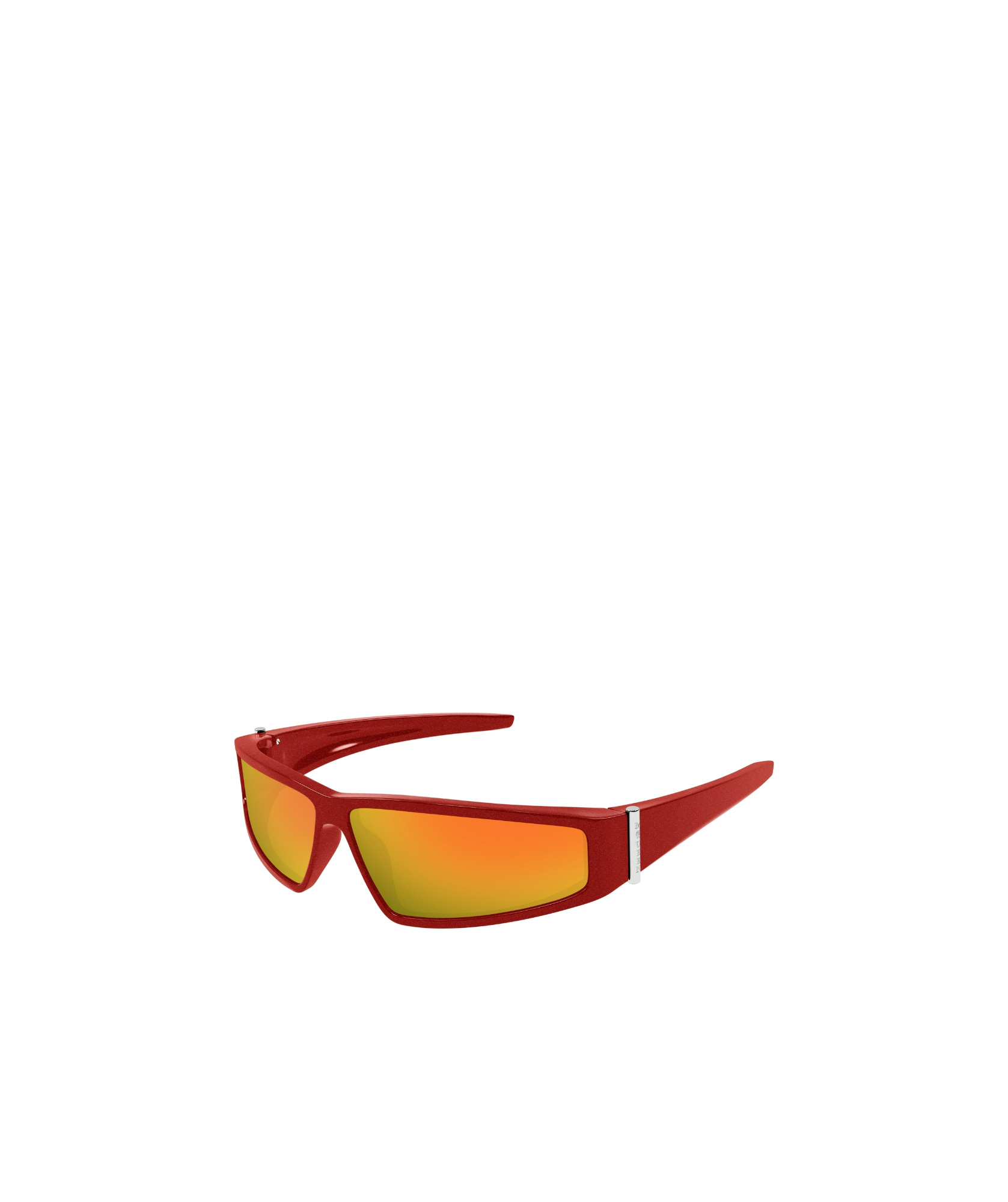 Alexander Mcqueen Eyewear Rectangular Frame Sunglasses In Orange