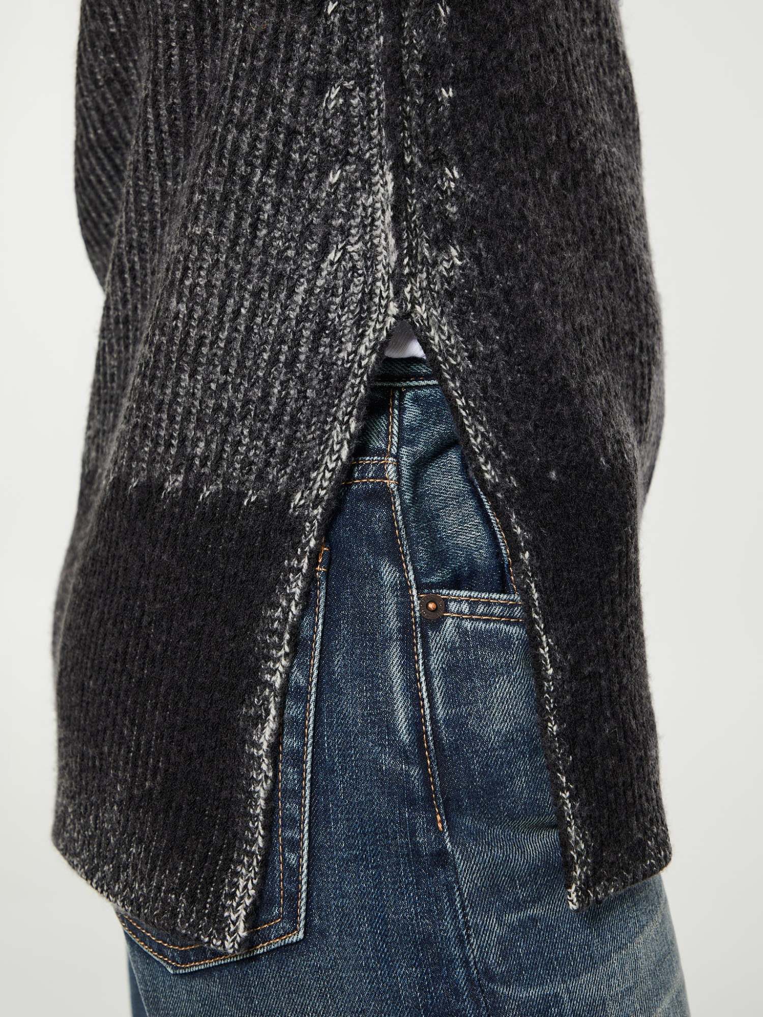 Acne Studios Turtleneck Knitted Sweaters In Black