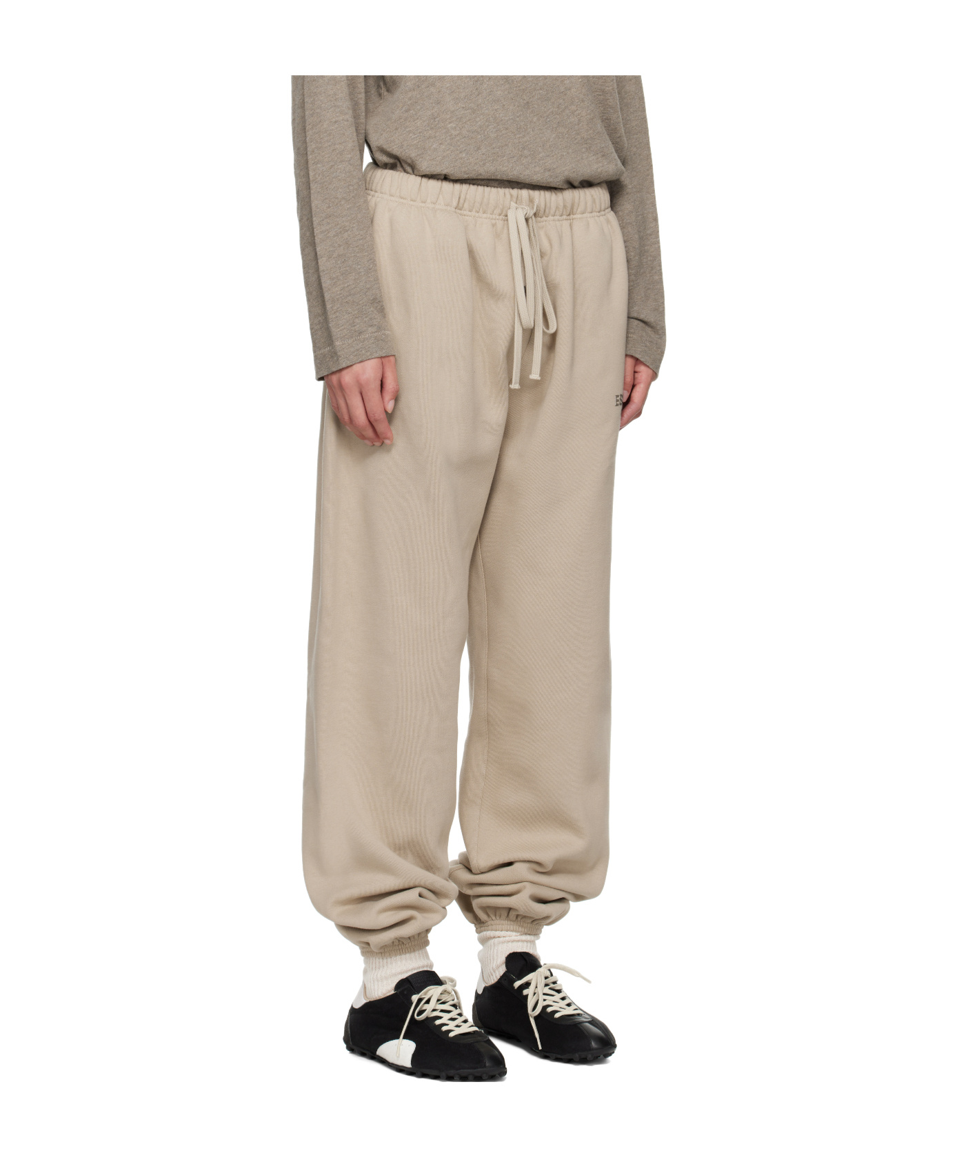 Essentials Drawstring Waist Sweatpants In Brown