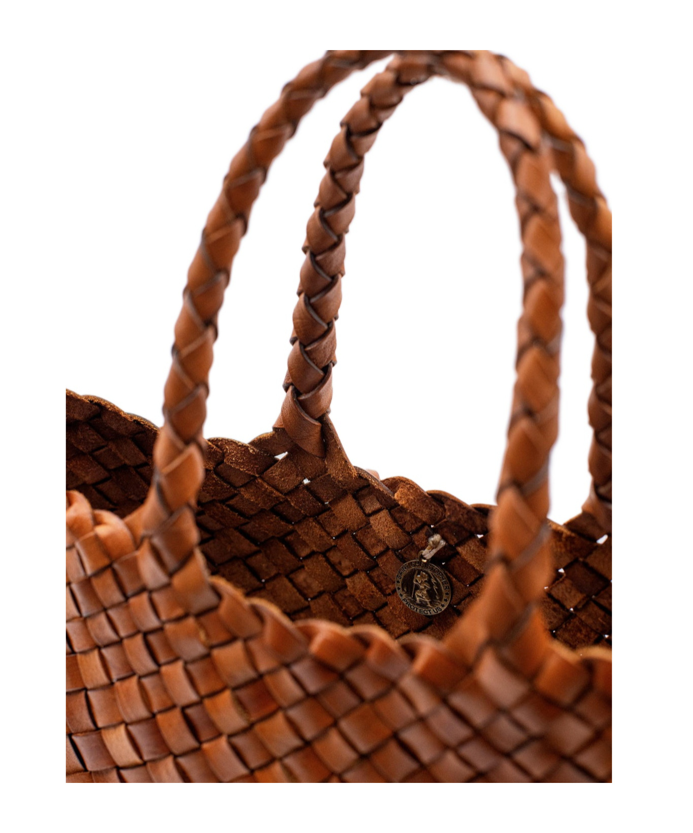 Dragon Diffusion Santa Croce Small Leather Bag In Brown