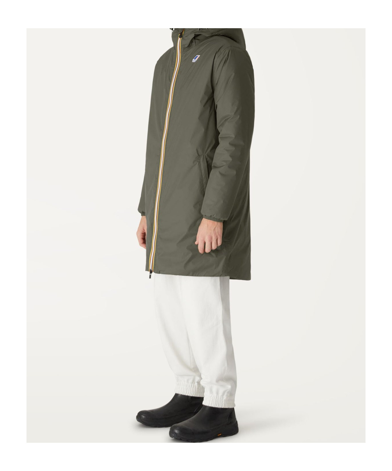 K-way Eiffel Long-sleeved Raincoat In Black