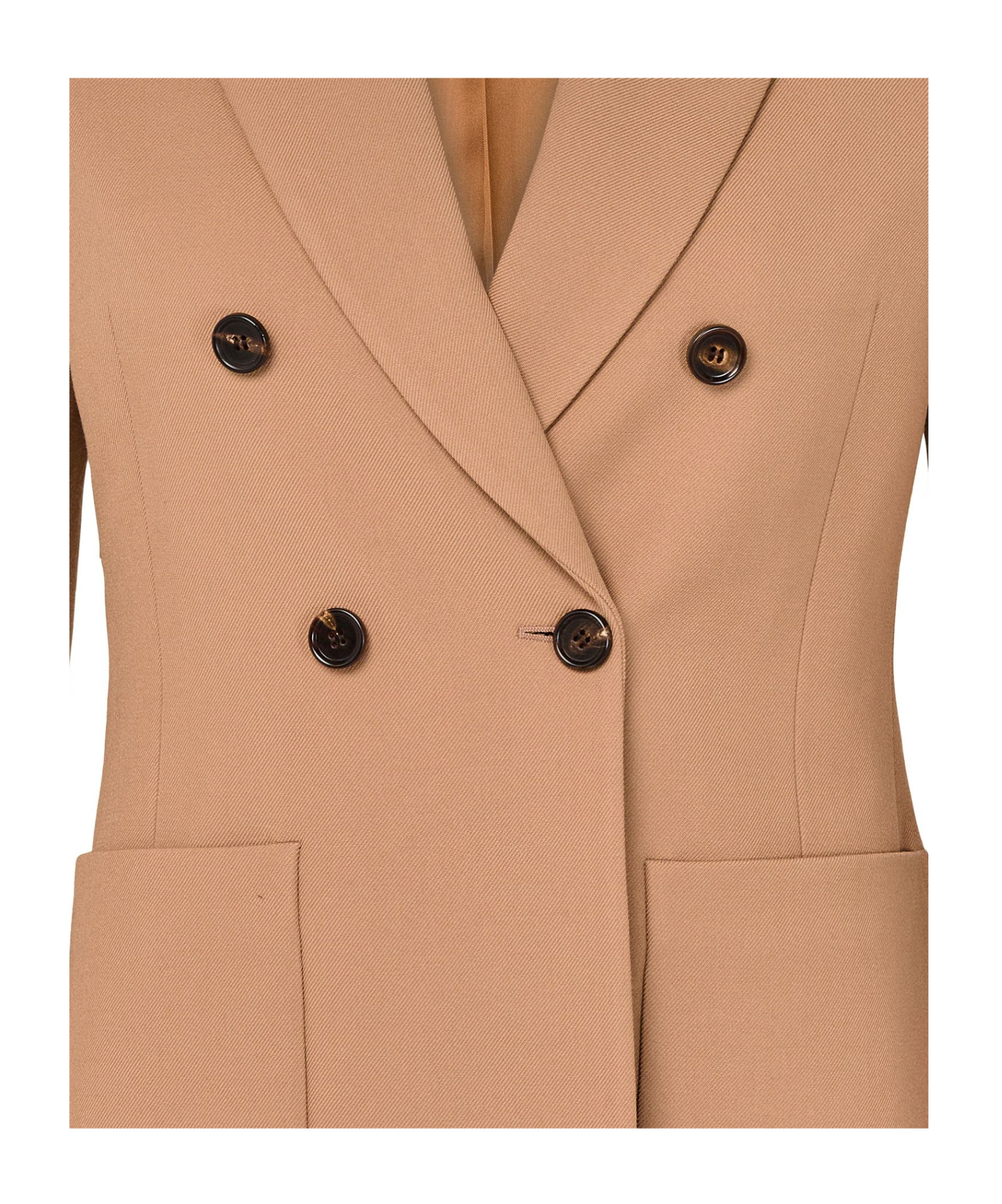 Chloé Double-breasted Blazer In Nude