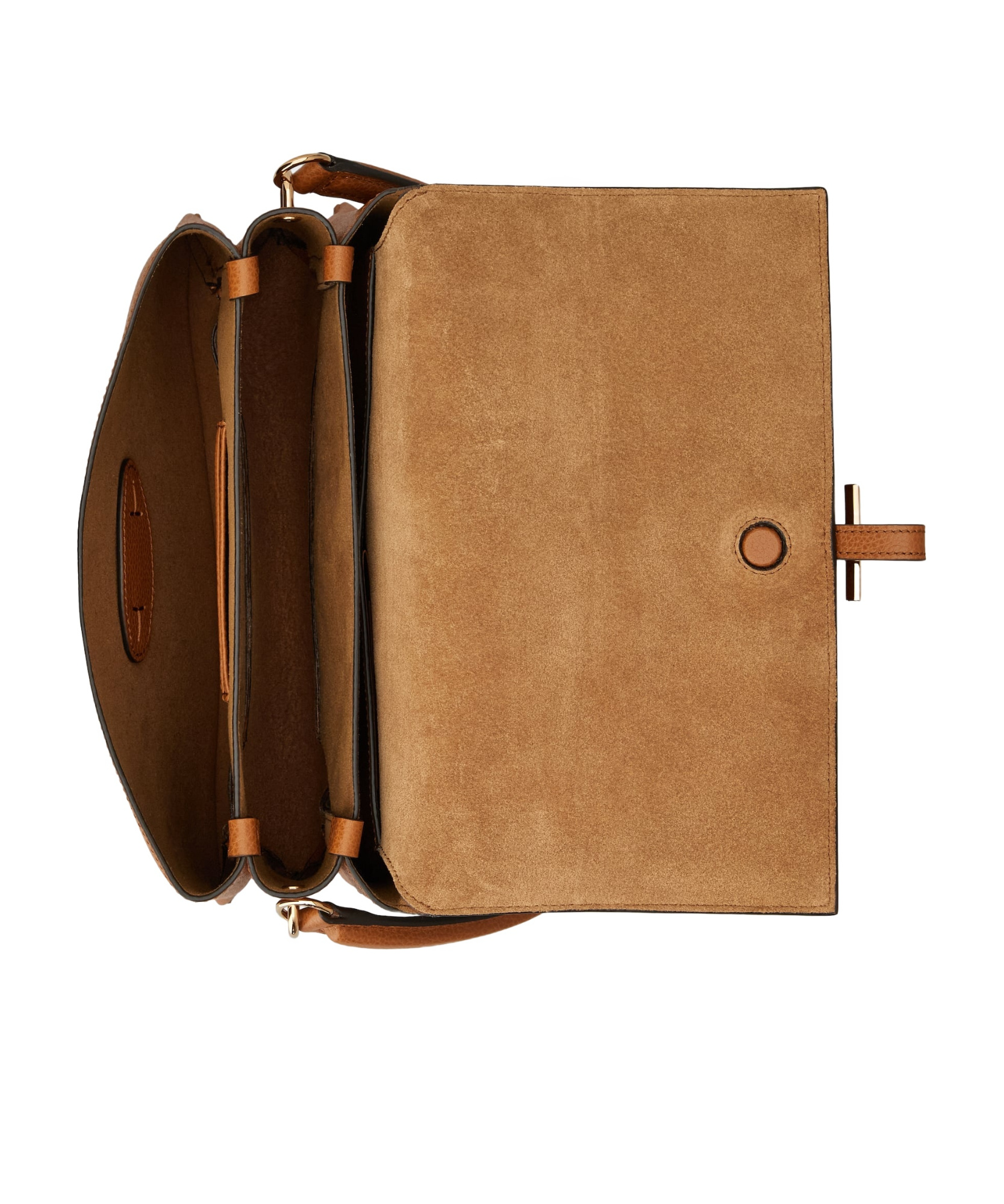 Tod's T Timeless Mini Flip Shoulder Bag In Brown