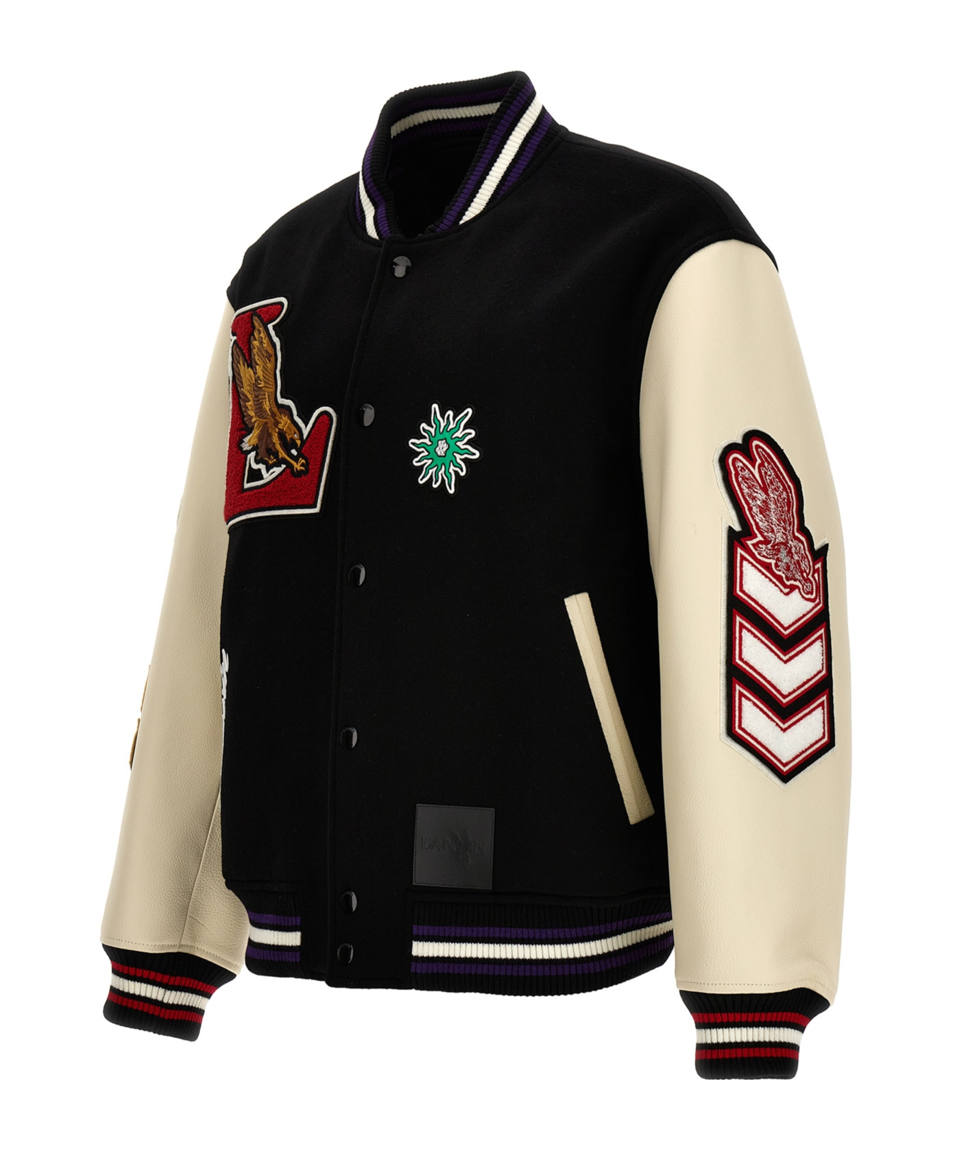 Lanvin Varsity Jacket In Black