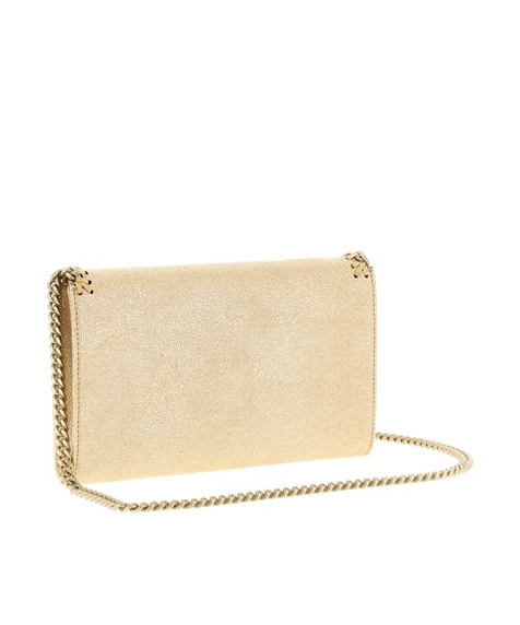 Stella Mccartney Flap Shoulder Bag In Brown