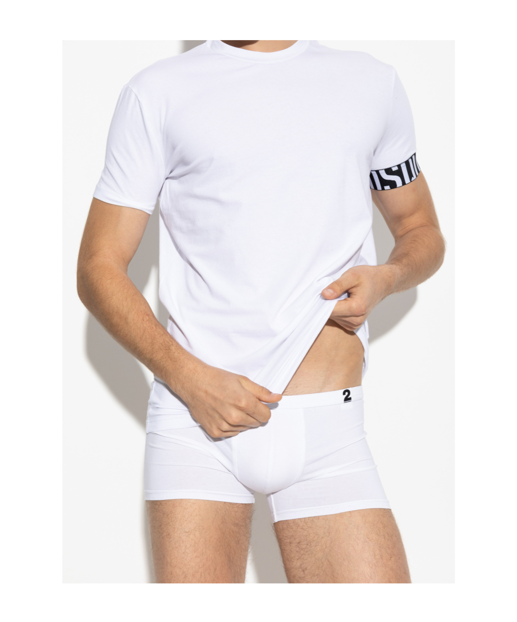 Dsquared2 Short Sleeve T-shirt In White