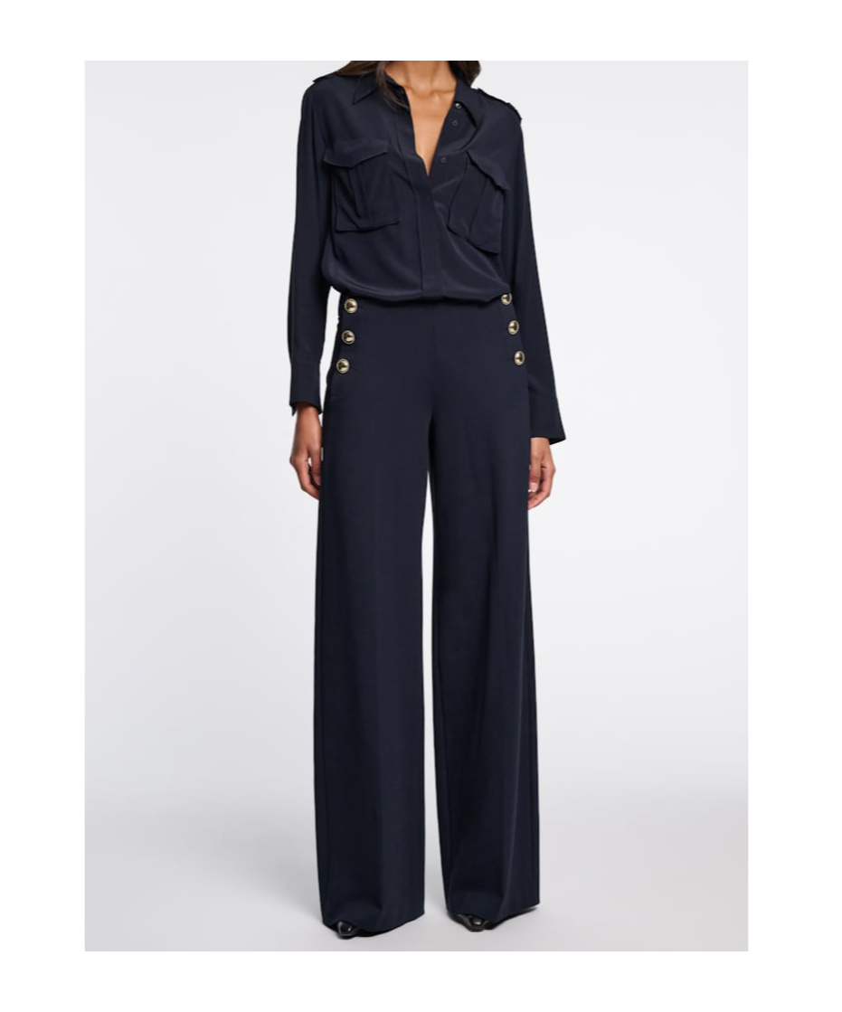 Shop Dorothee Schumacher Emotional Essence Trousers In Black